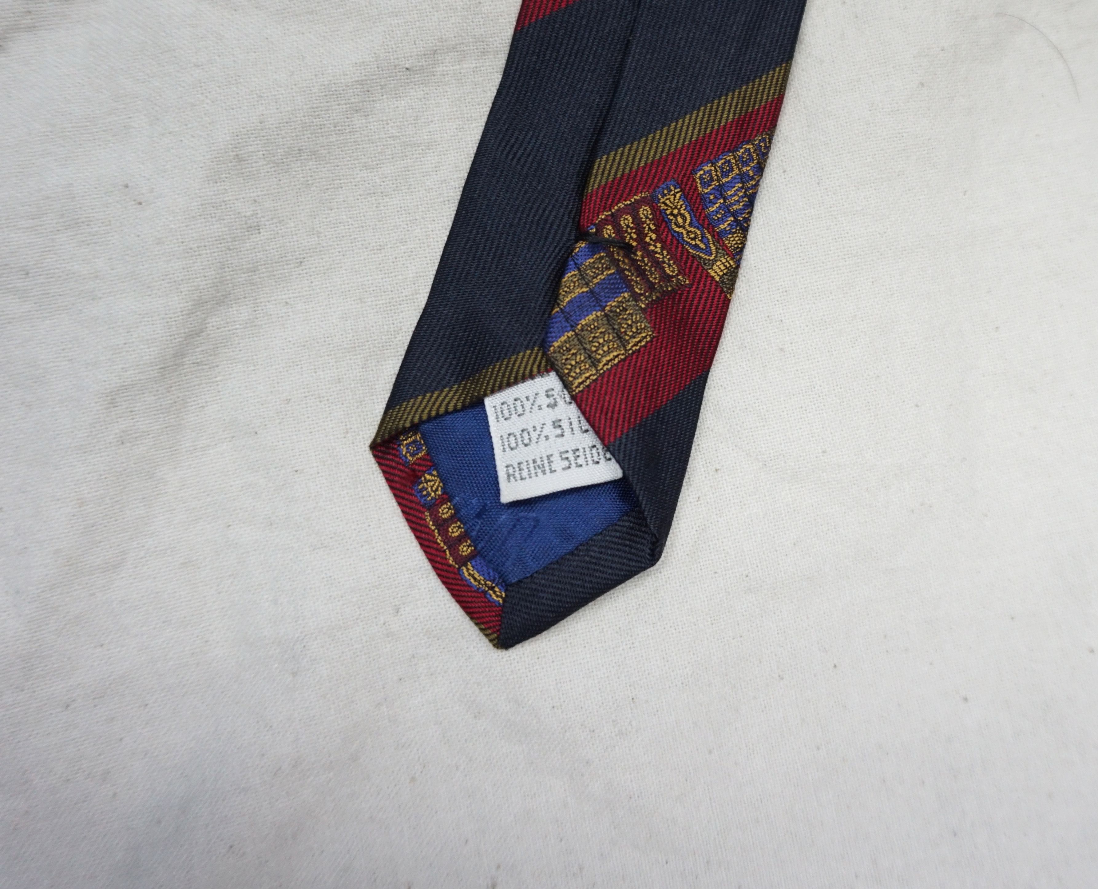 Moschino 90's Moschino Patterned Necktie Size ONE SIZE - 6 Thumbnail