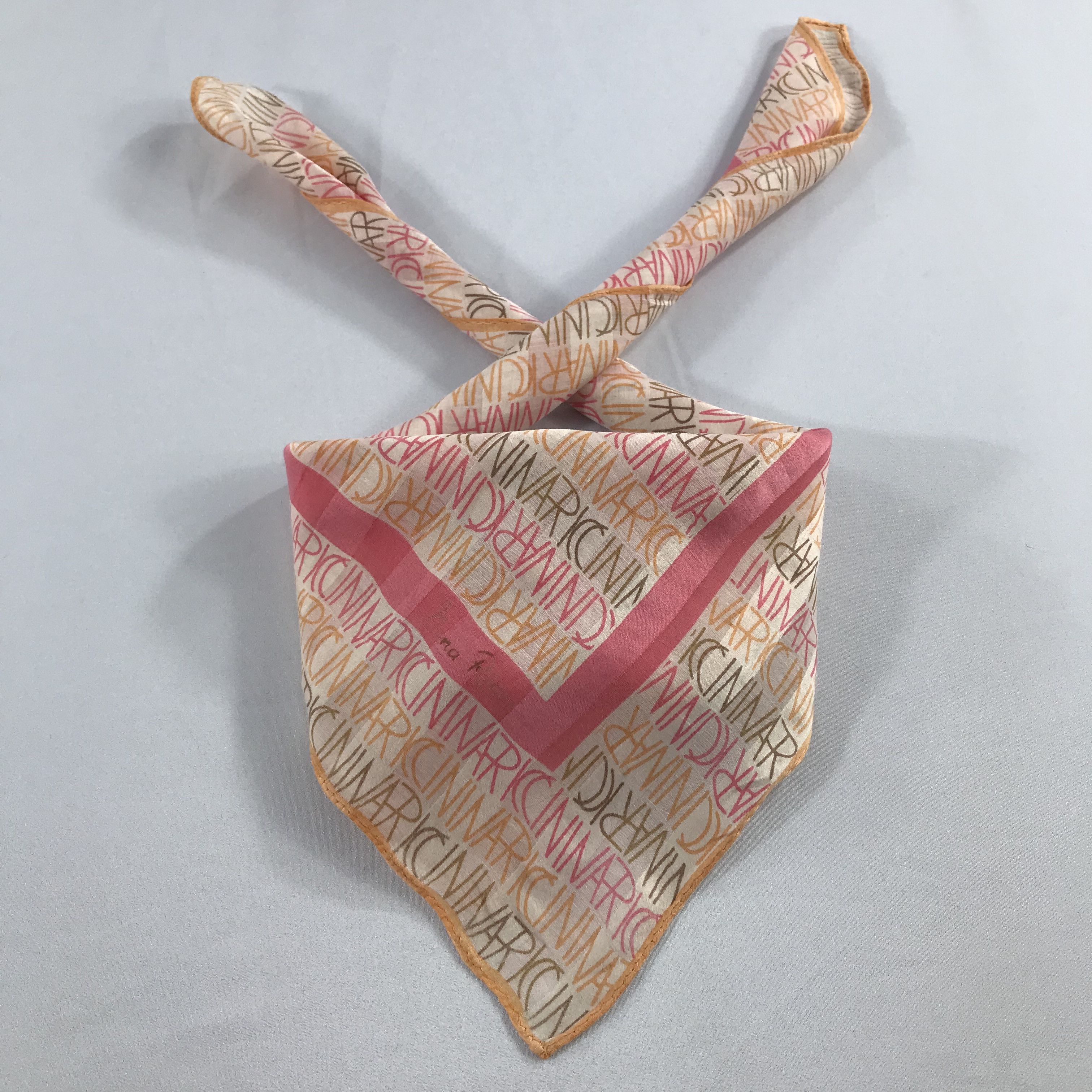 Nina Ricci × Vintage Nina Ricci Bandana / Handkerchief / Neckerchief - S2078 Size ONE SIZE - 3 Thumbnail