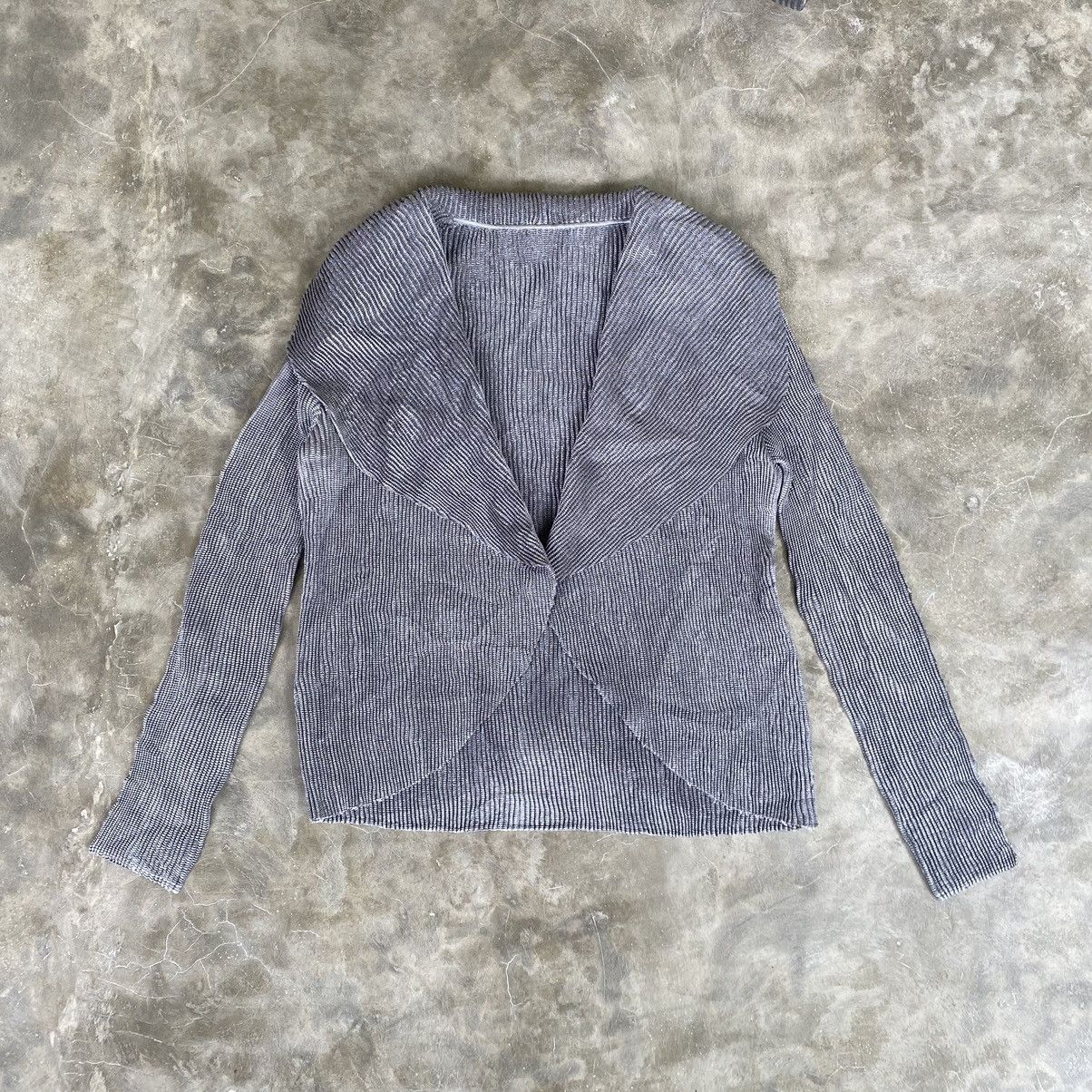 Issey Miyake Spechio Pleats Cardigan Size M / US 6-8 / IT 42-44 - 1 Thumbnail