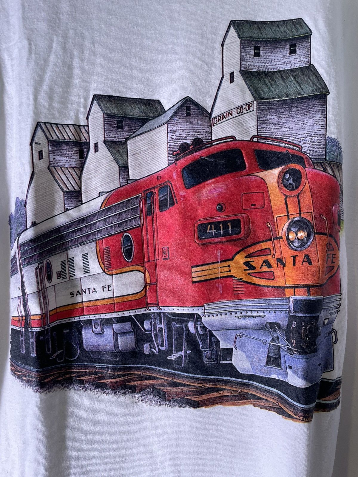 Vintage 90’s VTG Vintage Santa Fe Train Retro Travel Graphic Shirt Size US XL / EU 56 / 4 - 5 Thumbnail