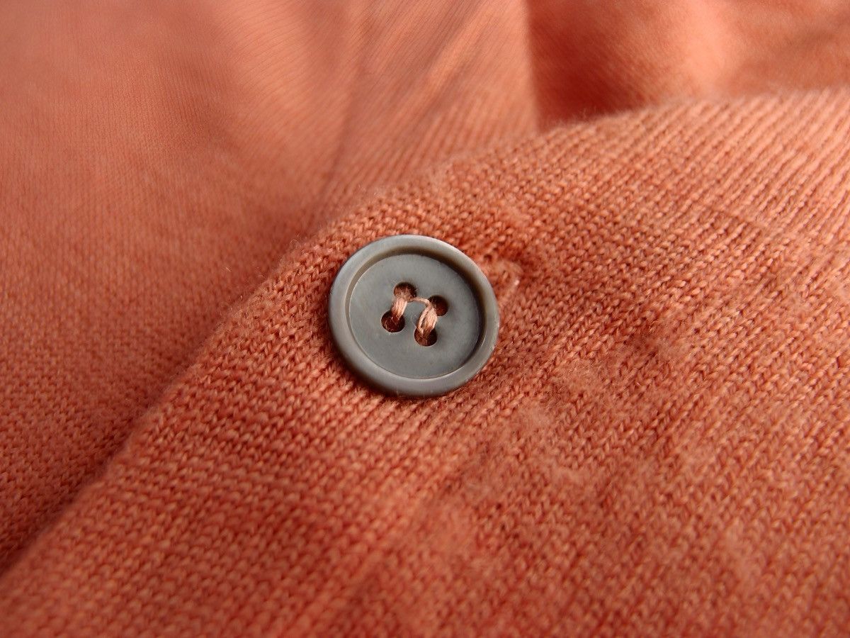 John Smedley 90s–Early 00s John Smedley Salmon Pink Merino Wool Cardigan Size US S / EU 44-46 / 1 - 4 Thumbnail
