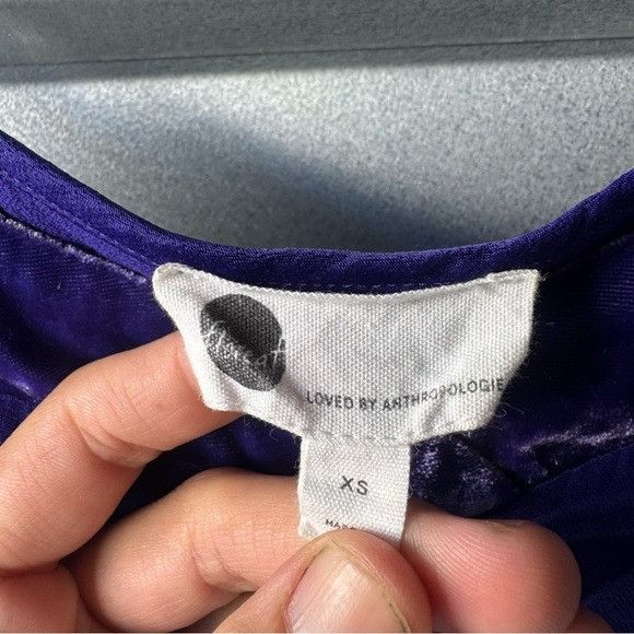 Anthropologie Anthropologie Rich Purple Camisole SZ Extra Small XS Size XS / US 0-2 / IT 36-38 - 2 Thumbnail