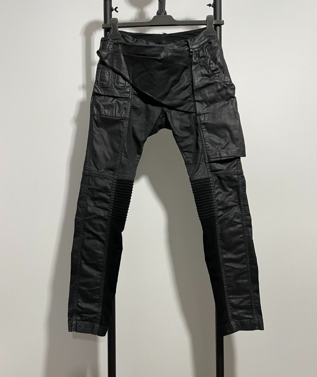 Rick Owens wax biker trousers-2505