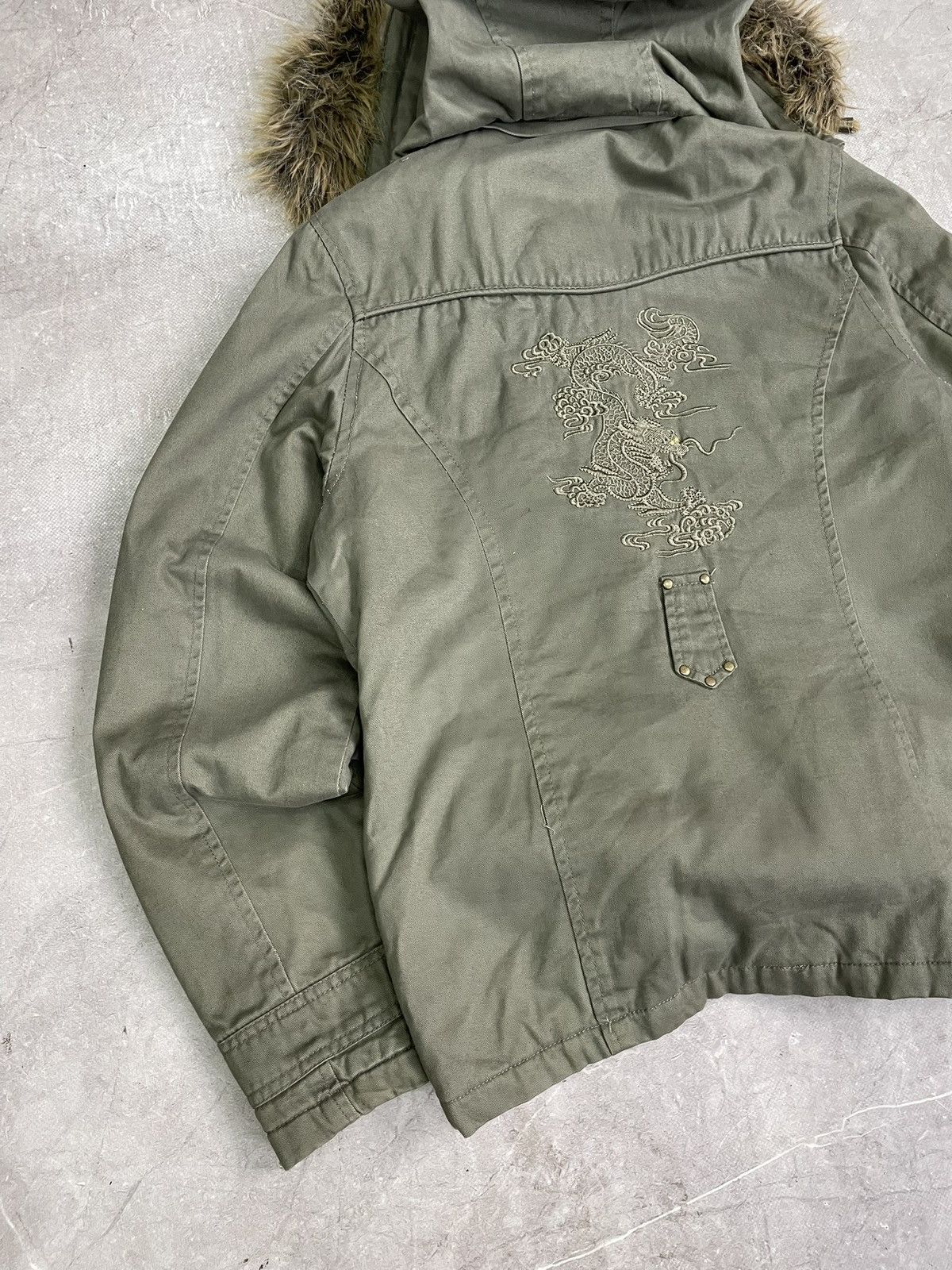 Hysteric Glamour Military fur hood japanese if six was nine jacket army Size US M / EU 48-50 / 2 - 9 Thumbnail