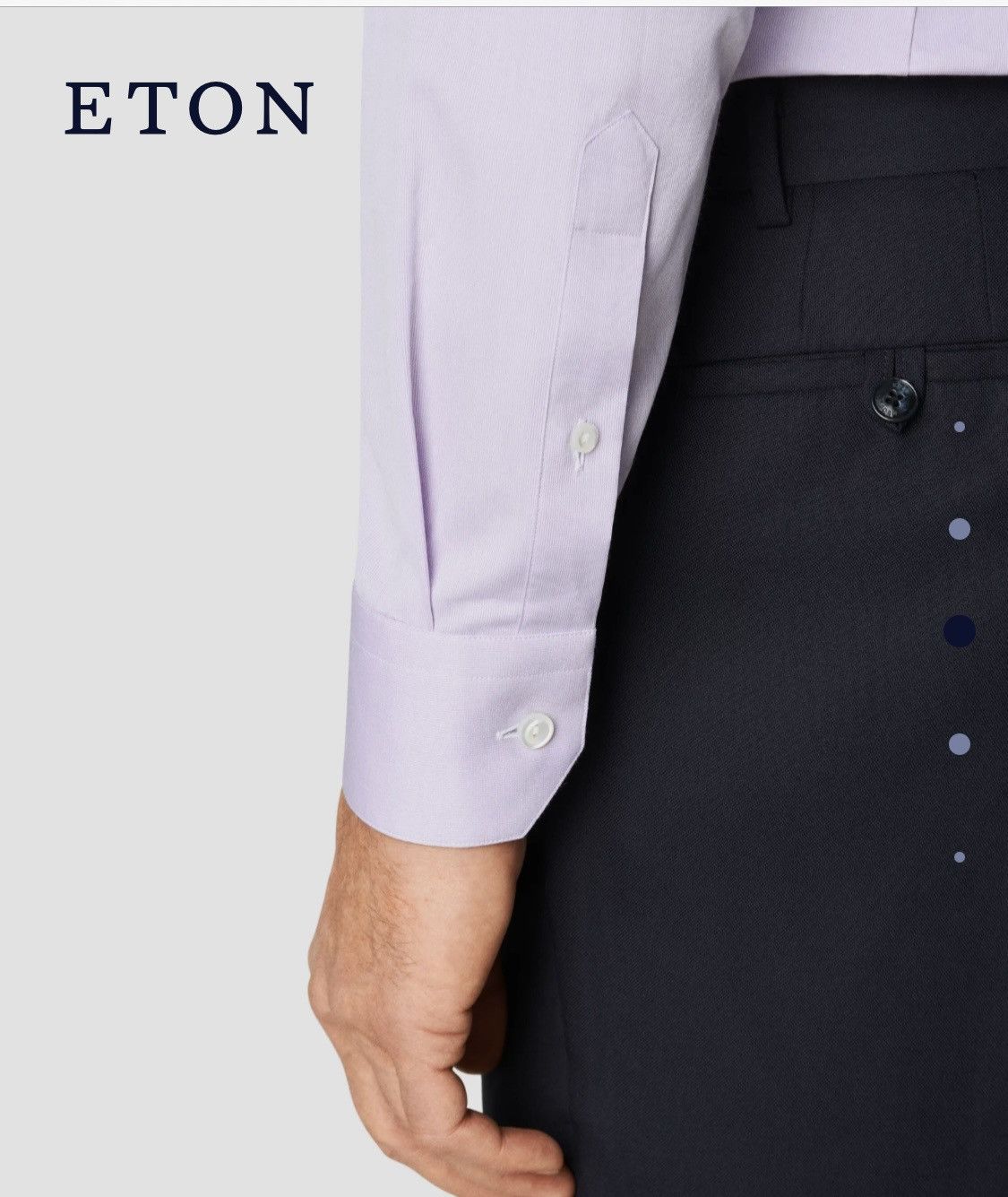 Eton Eton Light Purple Signature Twill Shirt – Made to Measure Size US L / EU 52-54 / 3 - 7 Thumbnail