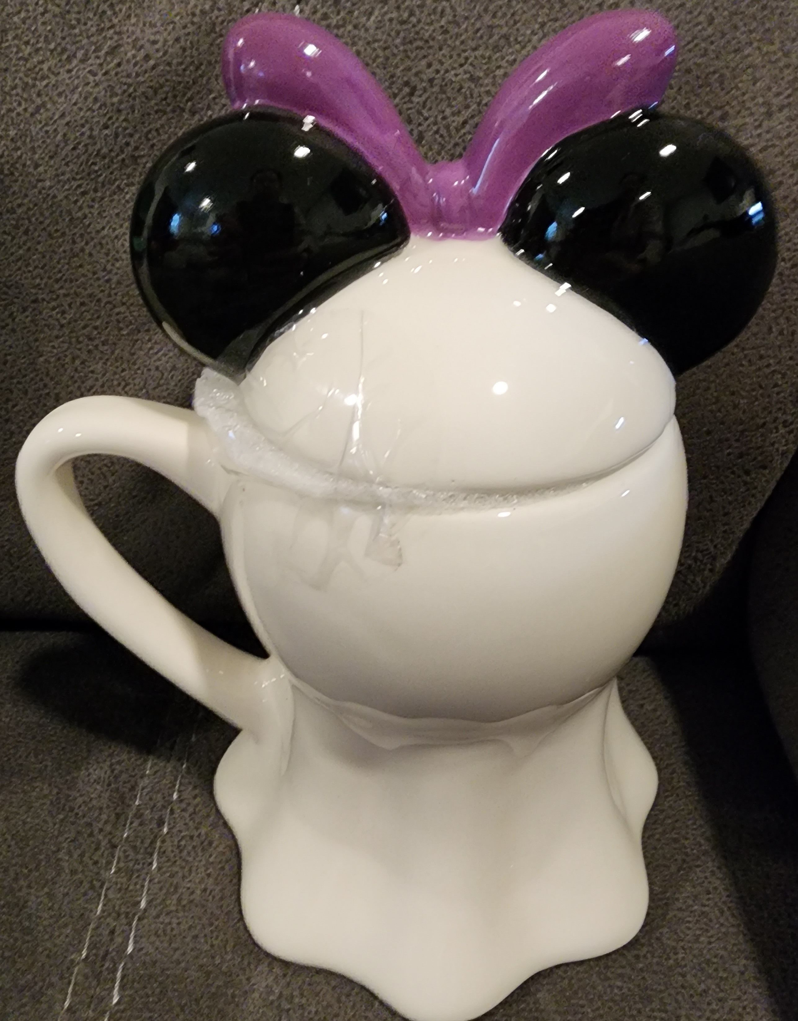 Disney Disney Minnie Mouse Ghost Mug Cup 17 oz Ears Lid Halloween Size ONE SIZE - 3 Thumbnail