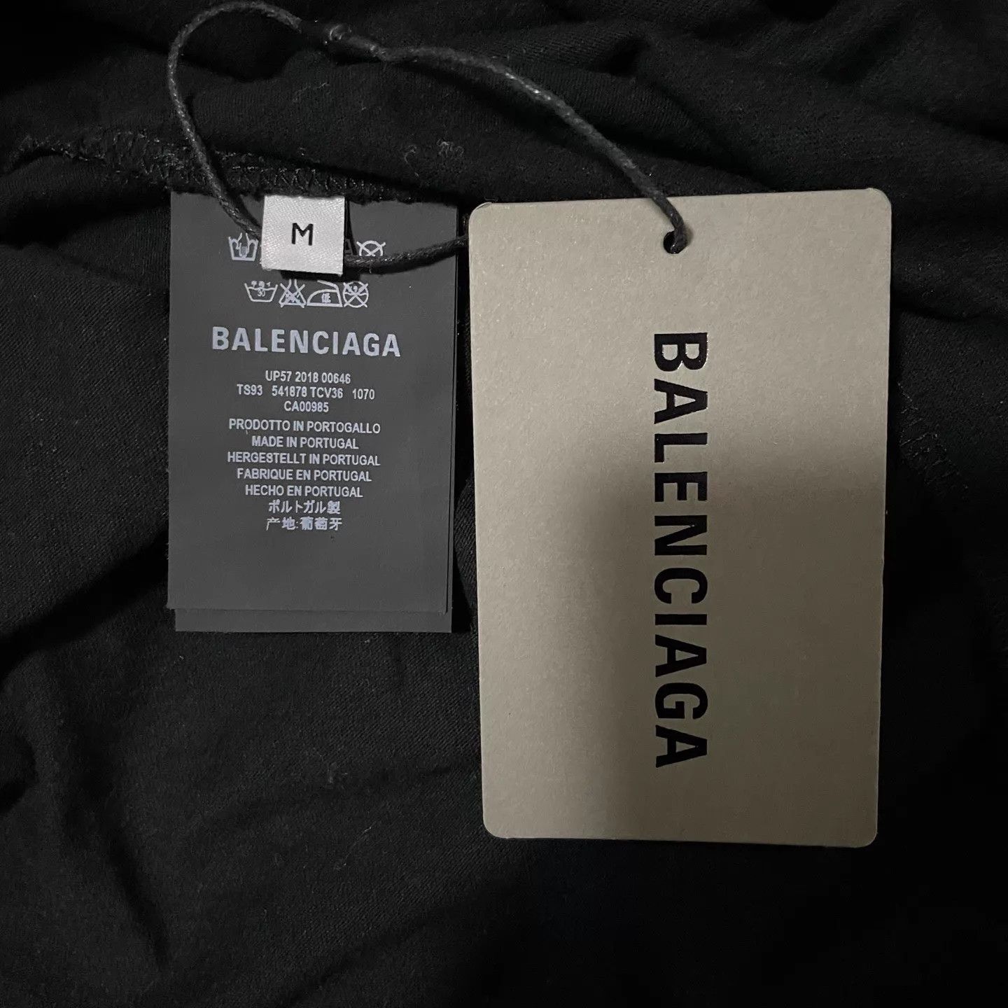 Balenciaga Balenciaga x WFP Long Black Tee M Size US M / EU 48-50 / 2 - 4 Thumbnail