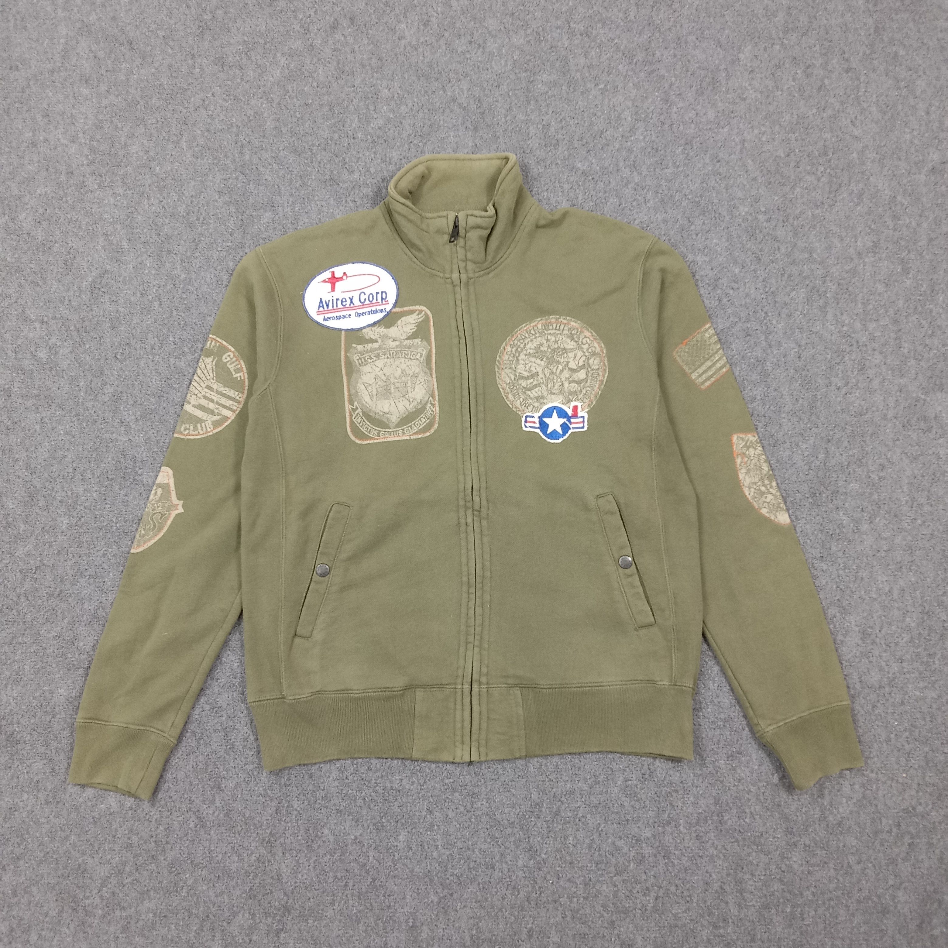 Avirex Avirex Corp Aerospace Sweater Jacket C270N2 Size US M / EU 48-50 / 2 - 1 Thumbnail