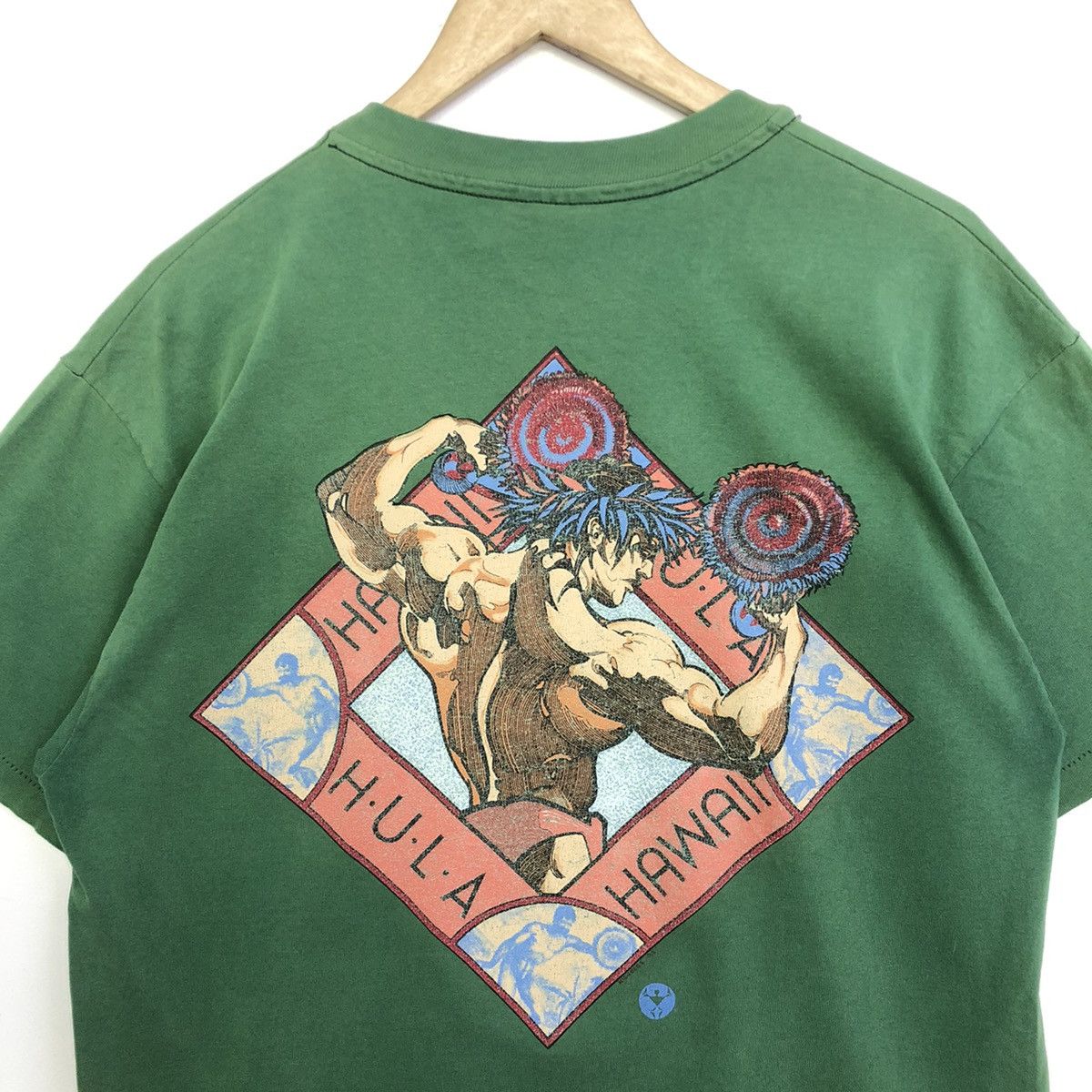 Vintage Vintage LAWA Hawaii Surfing Backhitt Tshirt Size US L / EU 52-54 / 3 - 3 Thumbnail
