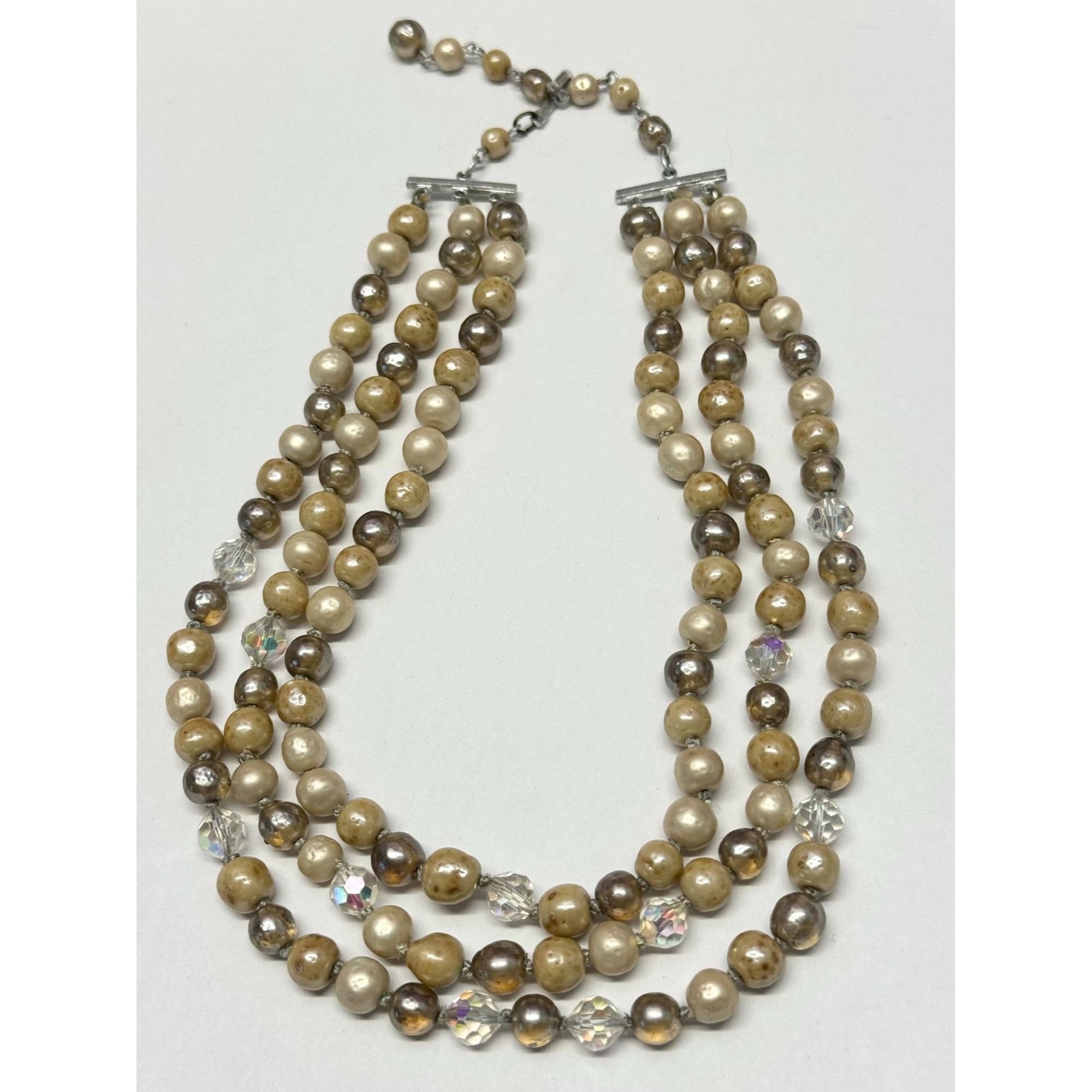 Vintage Japan vintage beaded multi strand necklace Size ONE SIZE - 3 Thumbnail