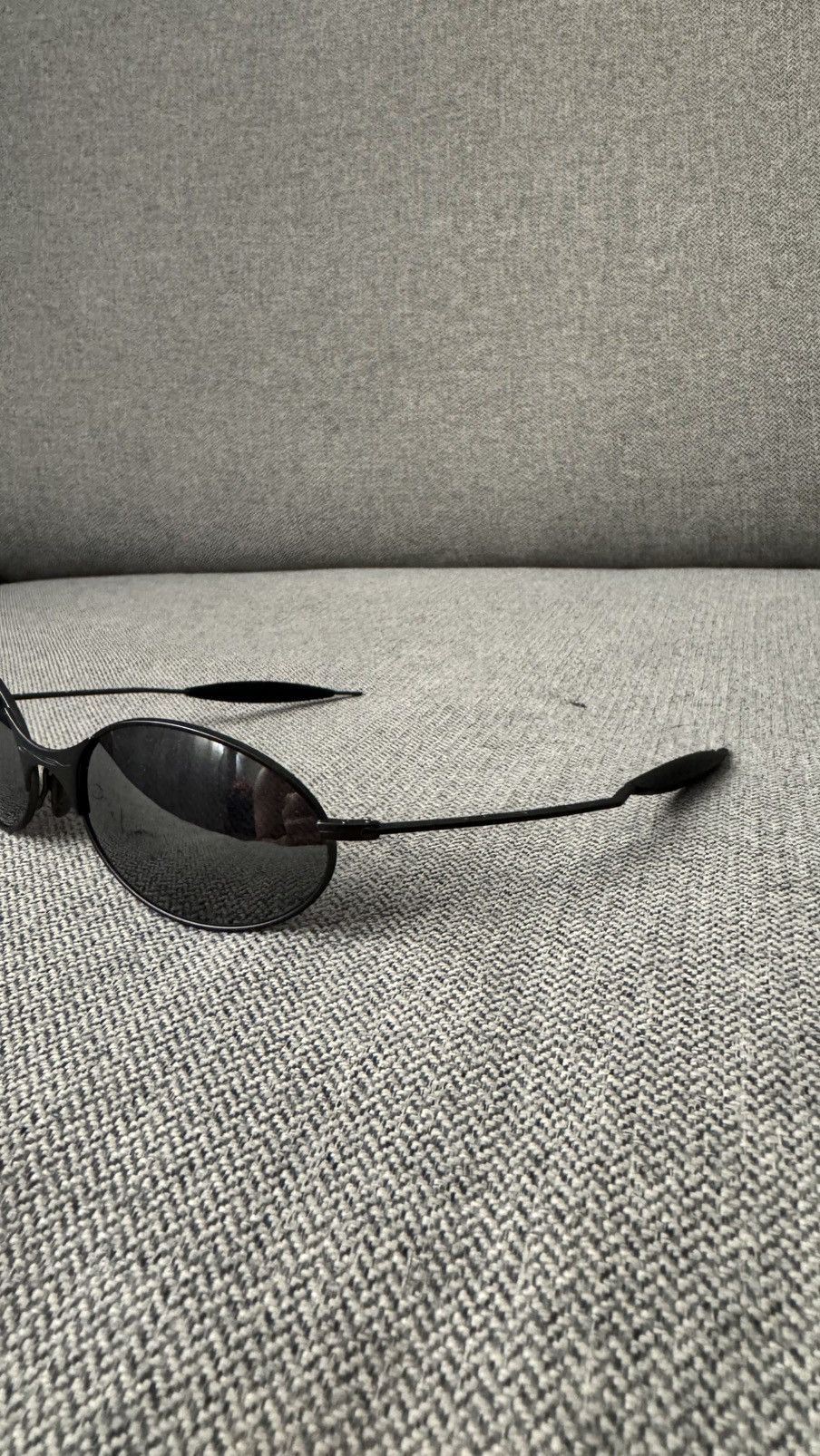 Oakley 90’s Vintage Oakley E Wire Gen 1 Steel Gray Sunglasses Size ONE SIZE - 6 Thumbnail