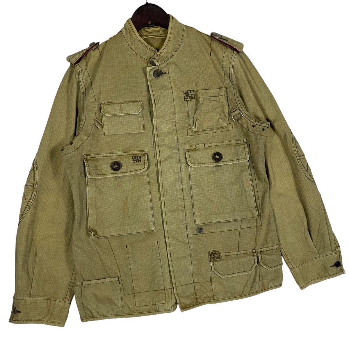R.Newbold Vintage R.Newbold Paul Smith Military Ripstop Field Jacket Size US M / EU 48-50 / 2 - 3 Thumbnail