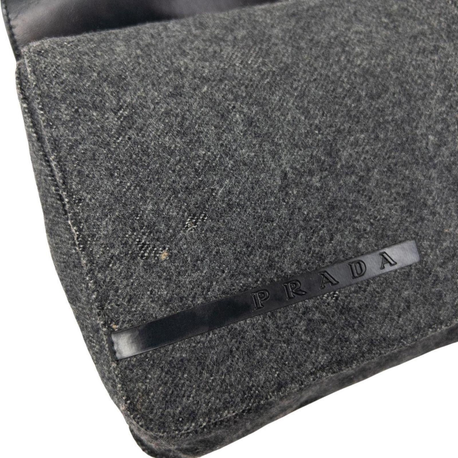Prada Vintage 1999 Prada Wool Crossbody Bag Size ONE SIZE - 7 Thumbnail