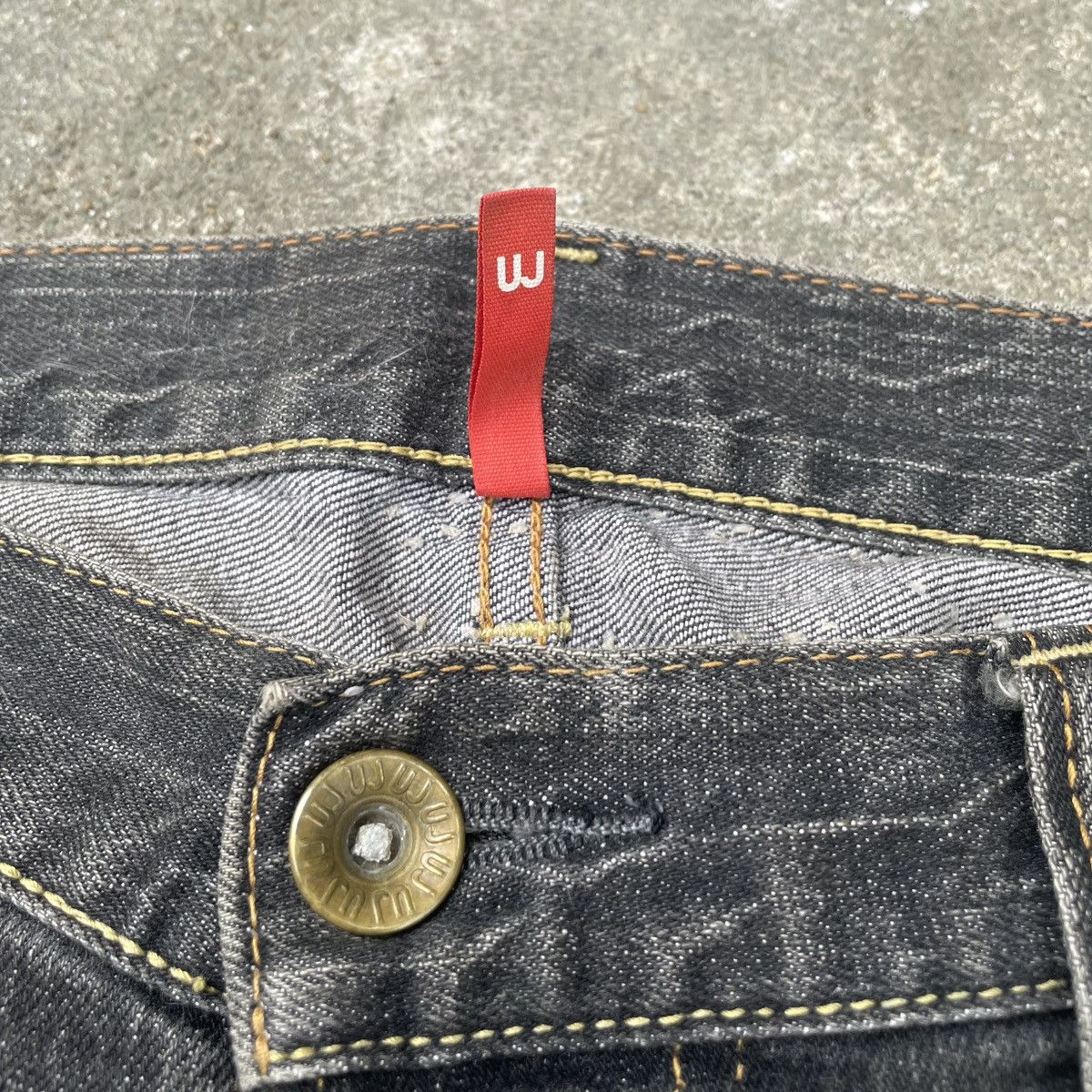 Undercover × Uniqlo Distressed Uniqlo UJ S001 MudWash Jeans Reguler Fit Straight Size US 34 / EU 50 - 8 Thumbnail