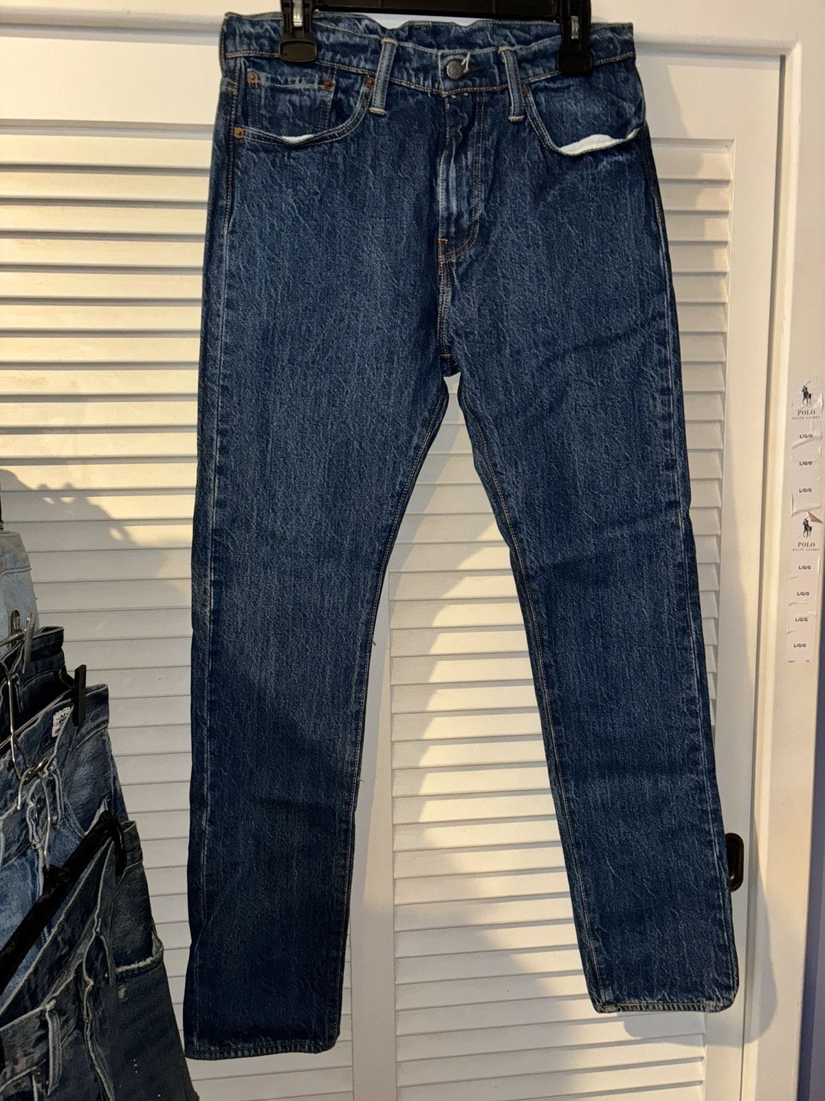 Levi's Levi’s 510 Blue Denim Jeans 31 X 31 Made In Mexico Size US 31 - 1 Thumbnail