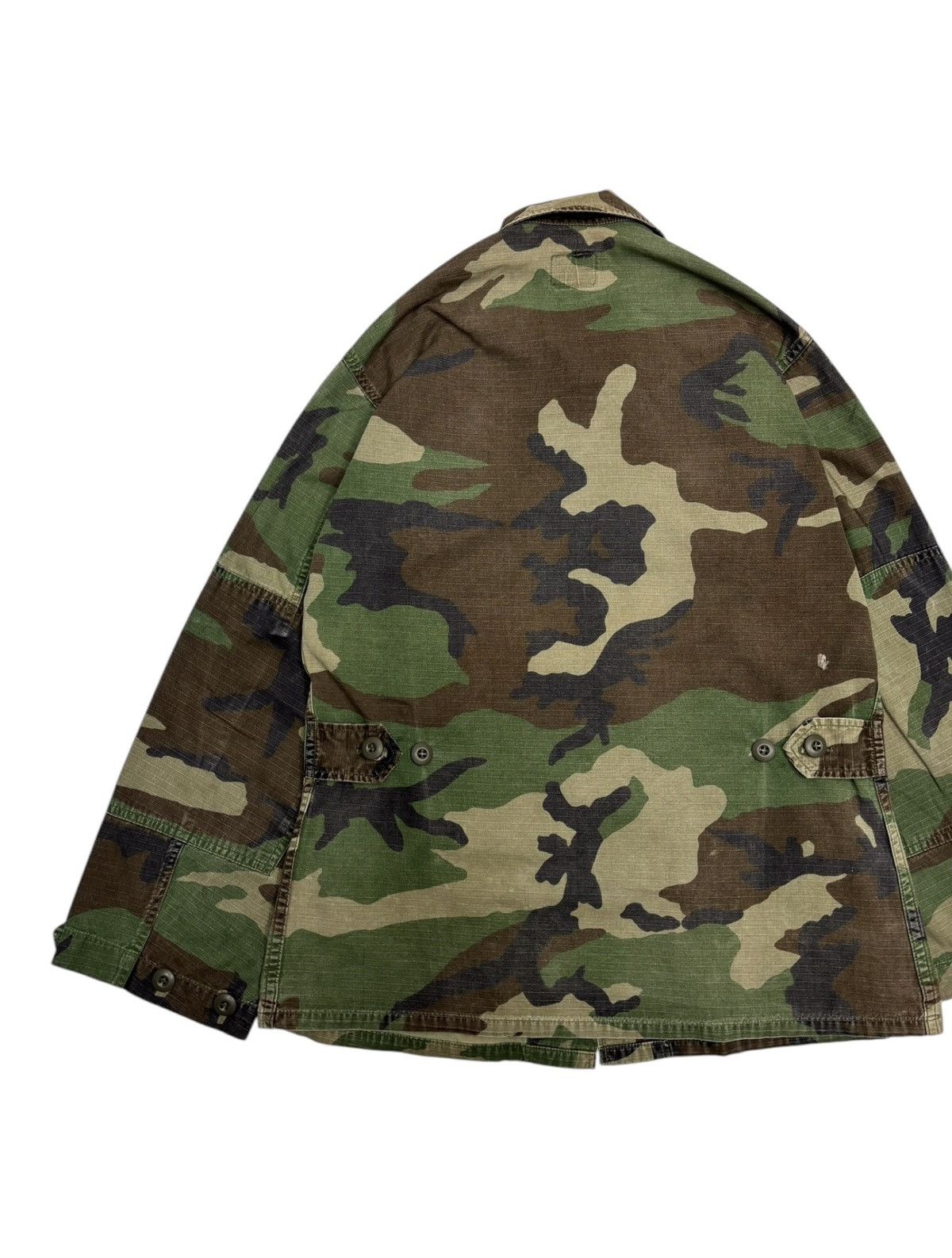 If Six Was Nine 🔥VINTAGE US ARMY WOODLAND CAMOUFLAGE PATTERN MILITARY JACKET Size US S / EU 44-46 / 1 - 9 Thumbnail