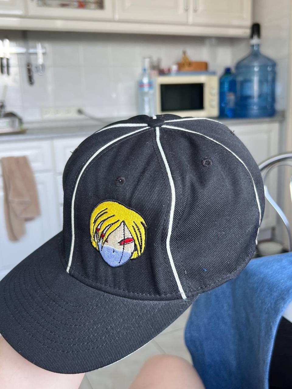 Girl Skateboards Vintage Rare Hook-Ups Cap Hat Anime red eye demon 90s Size ONE SIZE - 5 Thumbnail