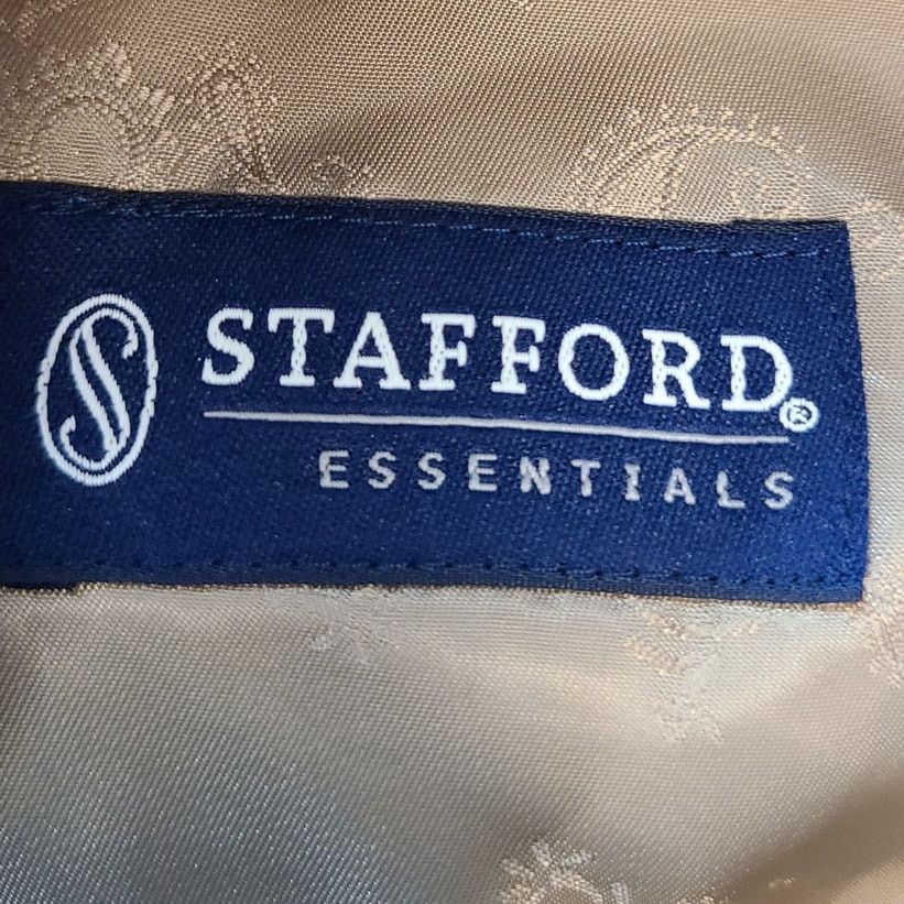 Stafford Stafford Classic Fit Tan Corduroy Sports Coat Blazer 46L Size US M / EU 48-50 / 2 - 3 Thumbnail