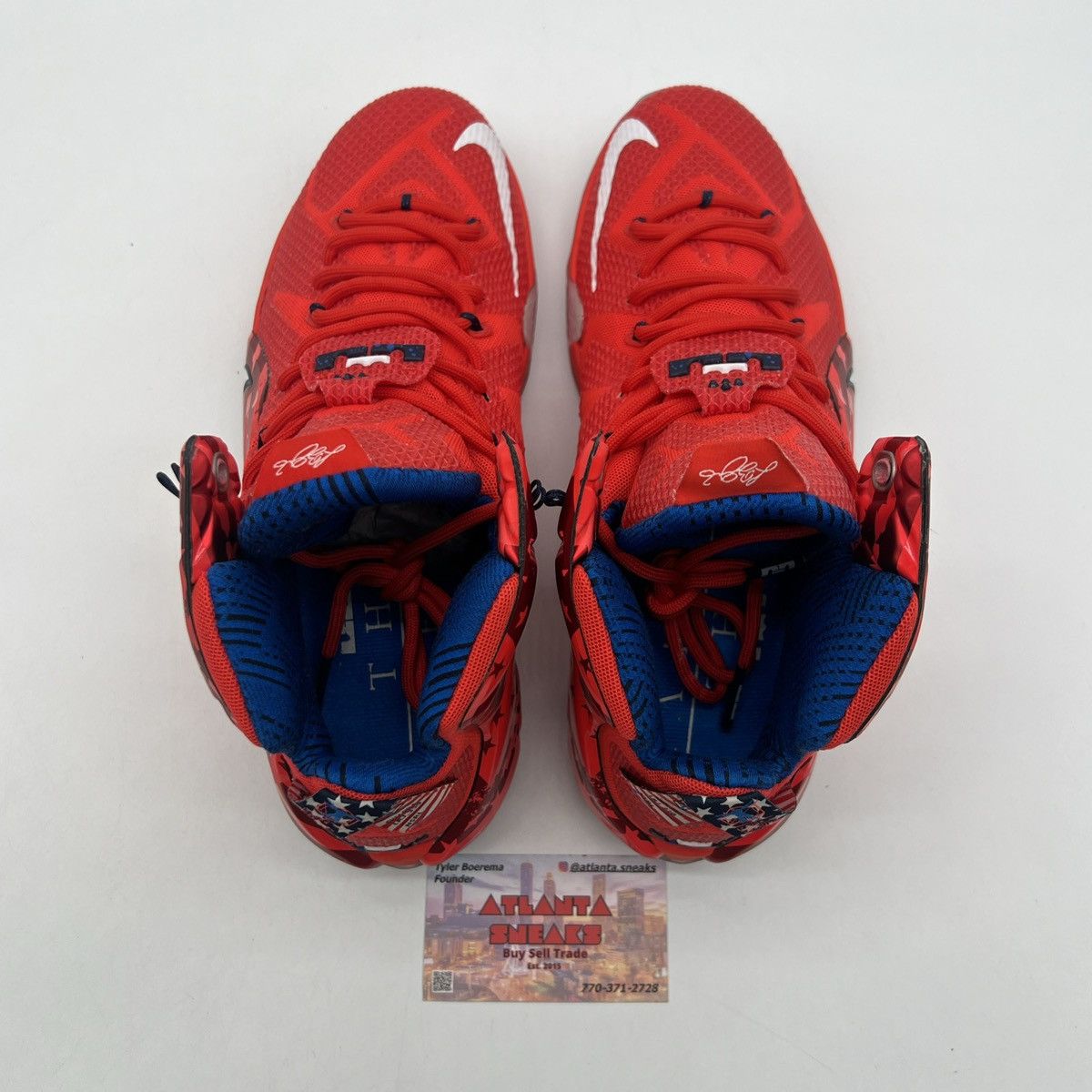 Nike Lebron 12 USA Size US 10.5 / EU 43-44 - 6 Thumbnail