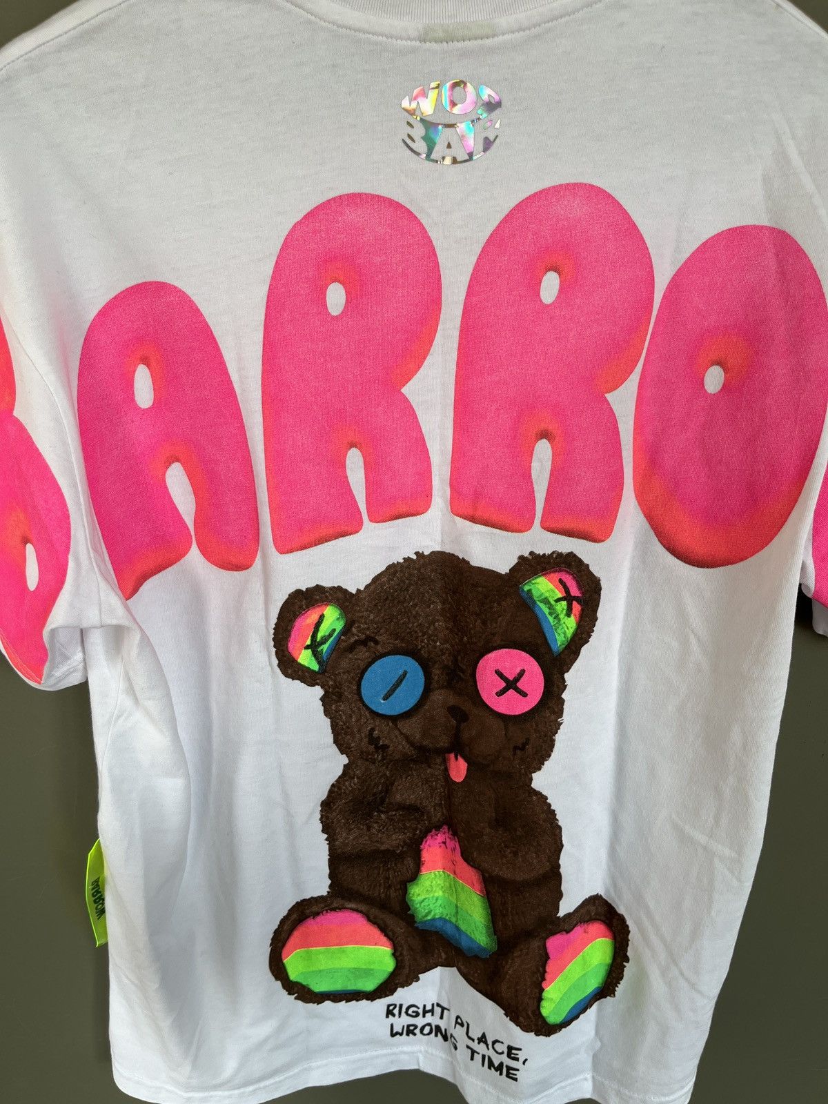 Barrow BARROW Oversized Bear White T-shirt Size US S / EU 44-46 / 1 - 8 Thumbnail