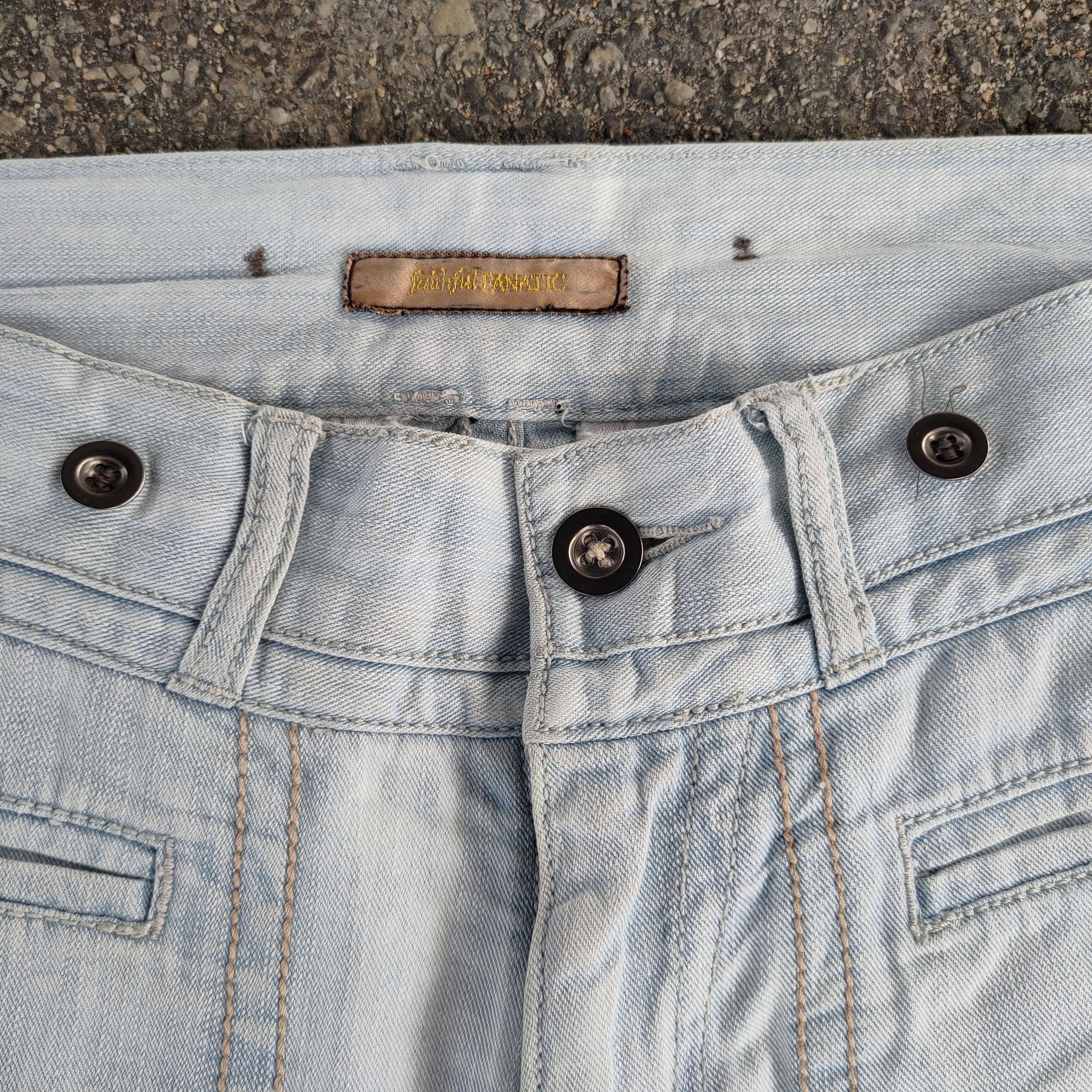 Japanese Brand VINTAGE JAPANESE FLARE FADED JEANS DENIM PANTS Size US 31 - 4 Thumbnail