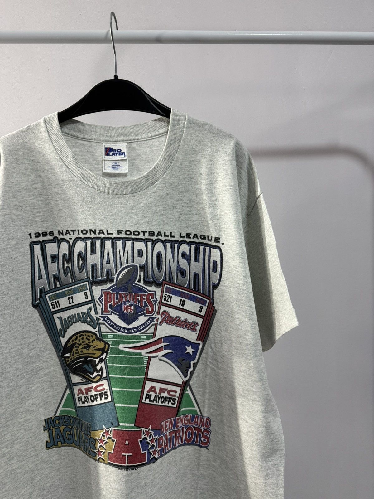 Pro Player Vintage 1996 National Football League AFC championship Size US XL / EU 56 / 4 - 3 Thumbnail