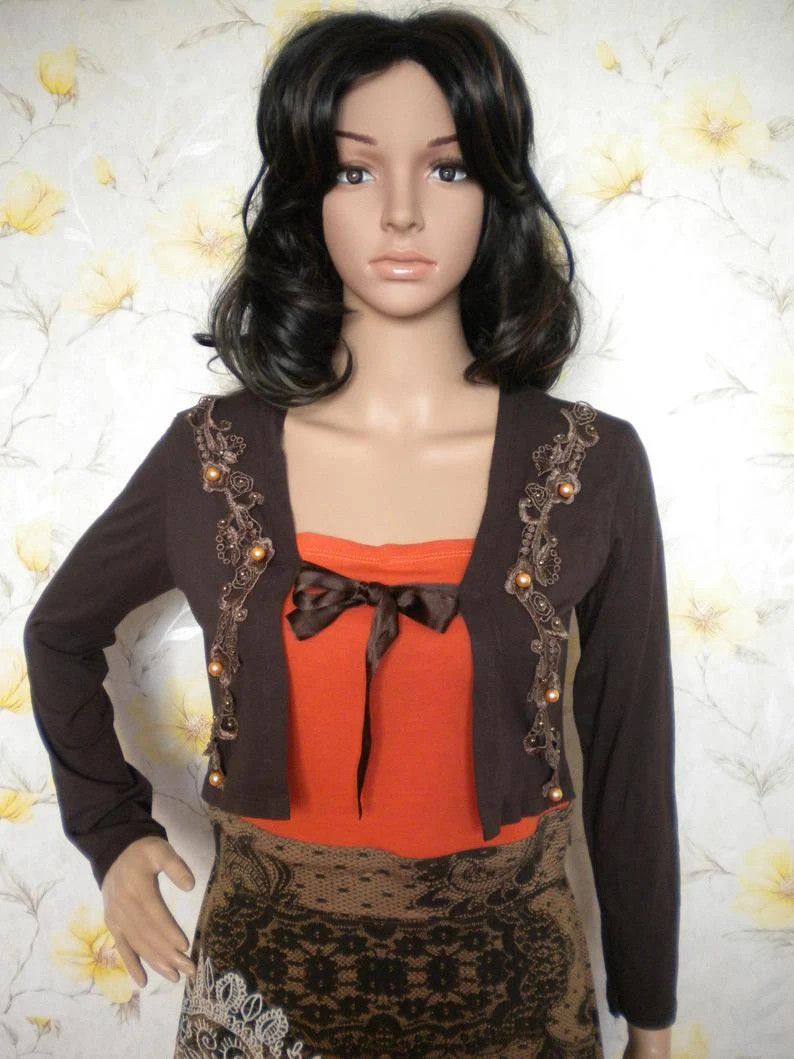 Desigual Vintage cottage chic tee shirt dress, reconstructed dress Size M / US 6-8 / IT 42-44 - 2 Thumbnail