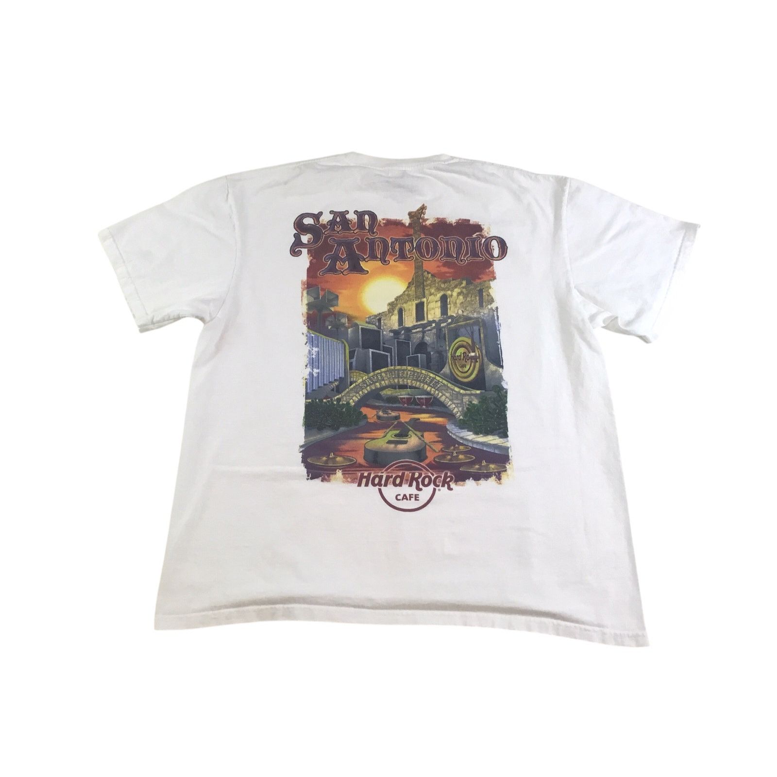 Hard Rock Cafe Hard Rock Cafe San Antonio T-Shirt Classic Logo Size XLarge Size US XL / EU 56 / 4 - 3 Thumbnail