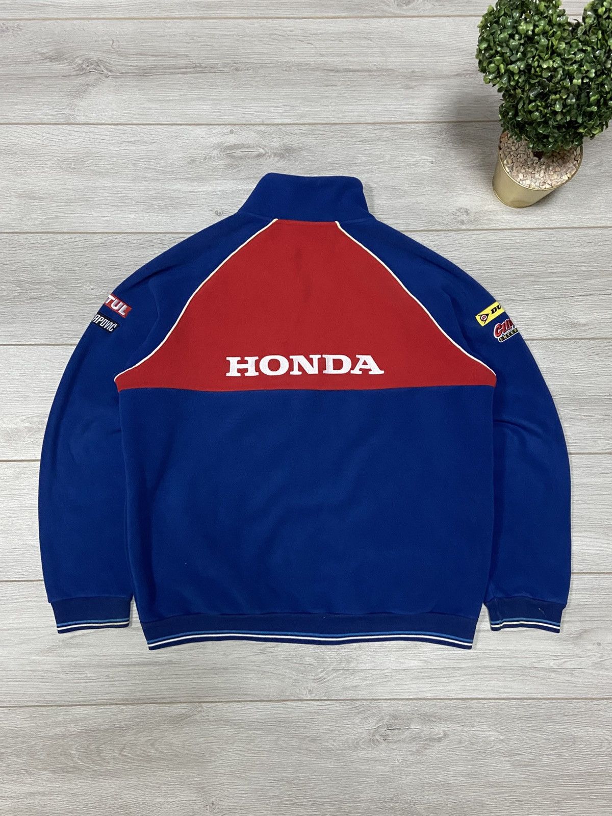 Honda Honda racing vintage fleece zip Size US XL / EU 56 / 4 - 2 Thumbnail