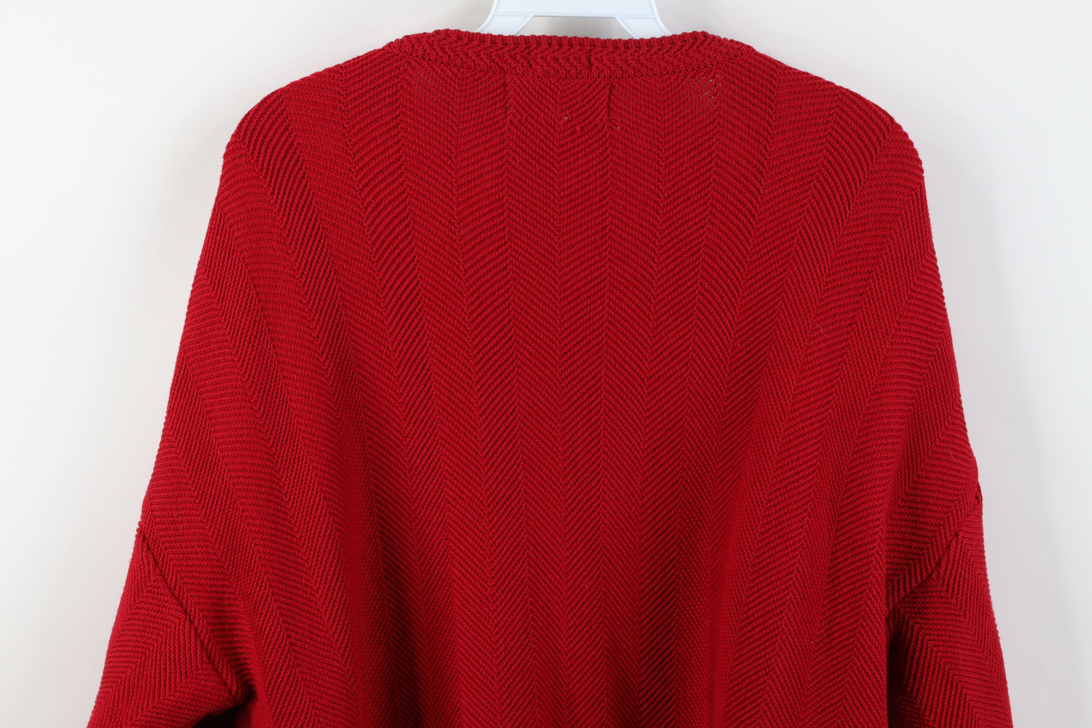Ralph Lauren Vintage 90s Chaps Ralph Lauren Herringbone Knit Sweater Size US M / EU 48-50 / 2 - 11 Thumbnail