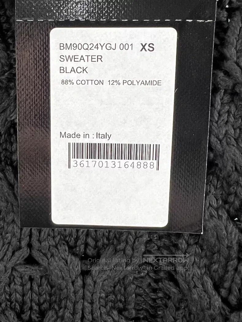 Givenchy Givenchy Men's Knit Sweater (Made in Italy, Chunky Knit, C Size US XS / EU 42 / 0 - 6 Thumbnail