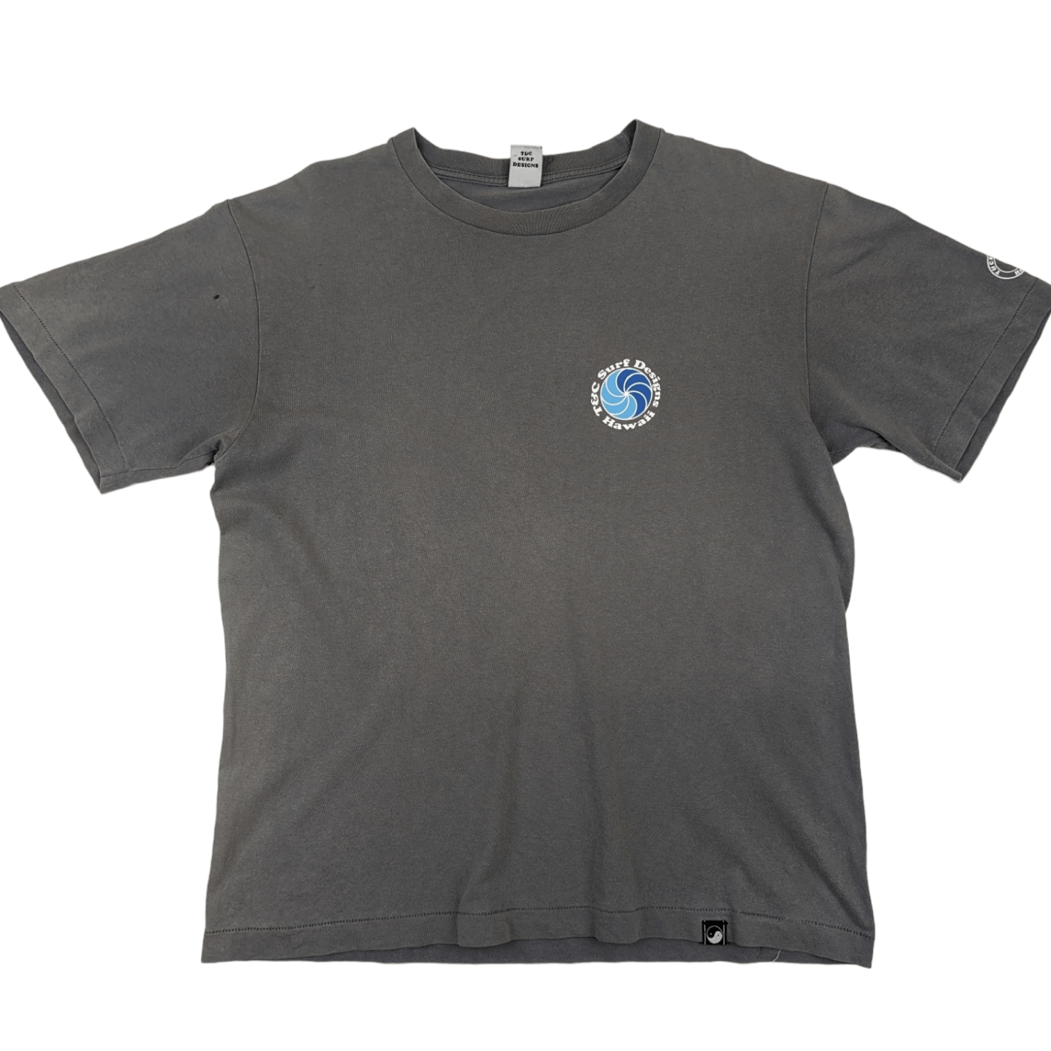 Vintage 90's T&C Surf Designs Big Logo T Shirt Single Stitches Tee Size US M / EU 48-50 / 2 - 2 Thumbnail