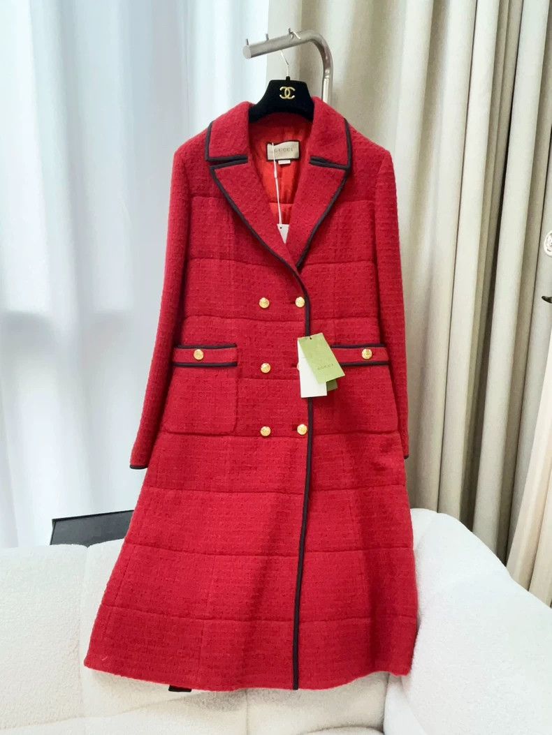 Gucci Gucci Red and blue rolled edge gold buckle medium and long Size S / US 4 / IT 40 - 1 Thumbnail