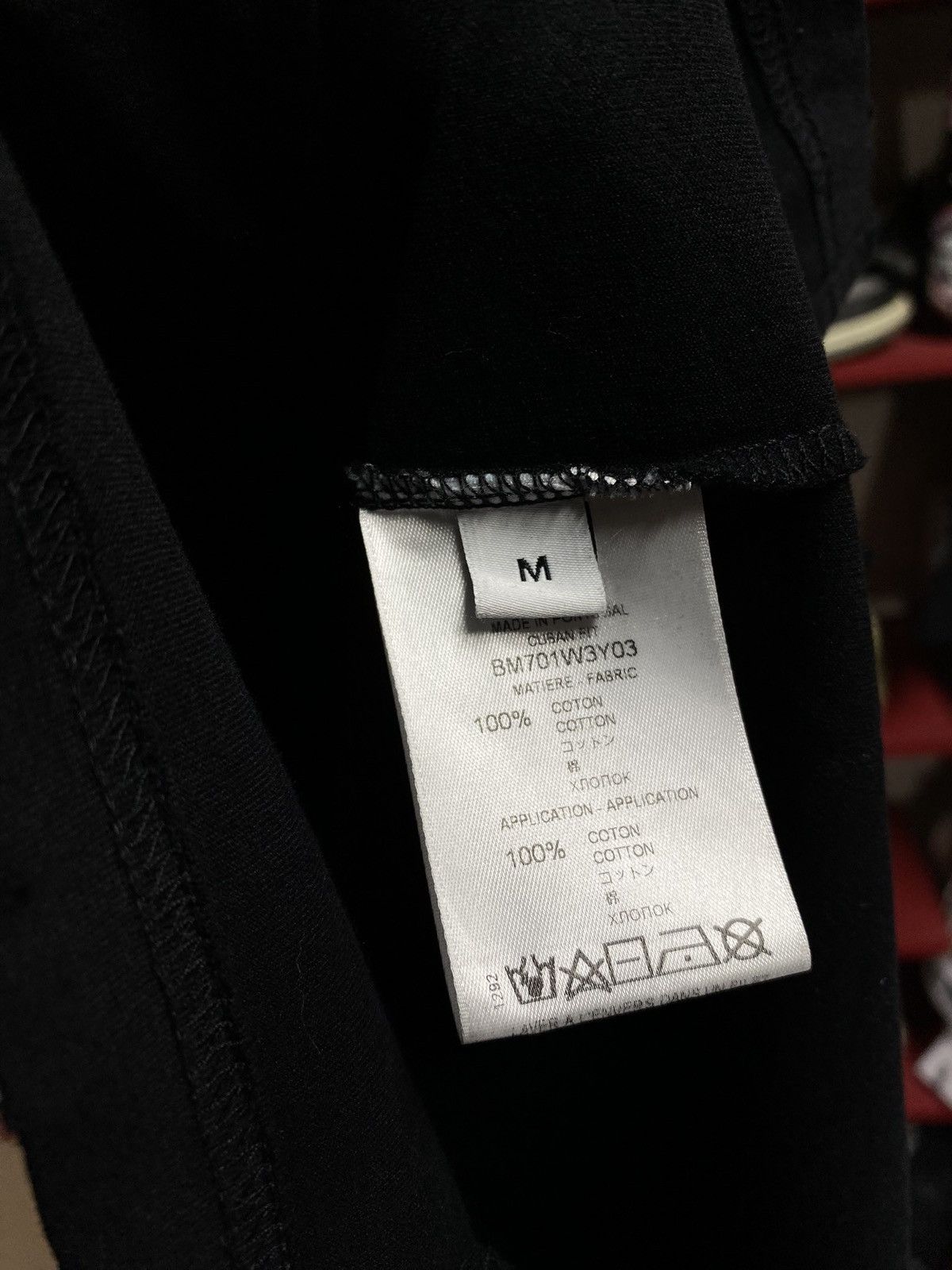 Designer Givenchy Men’s Bogo Black Tee Shirt Medium Preowned Size US M / EU 48-50 / 2 - 5 Thumbnail