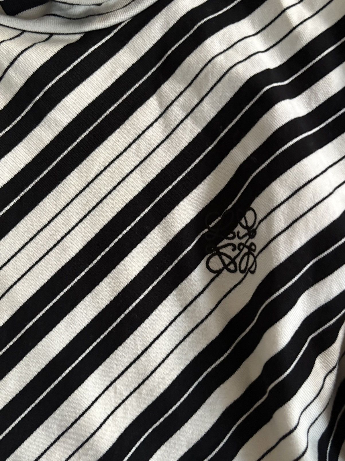 Loewe Anagram Embroidered Contrast Stripe Turtleneck Size M / US 6-8 / IT 42-44 - 2 Thumbnail