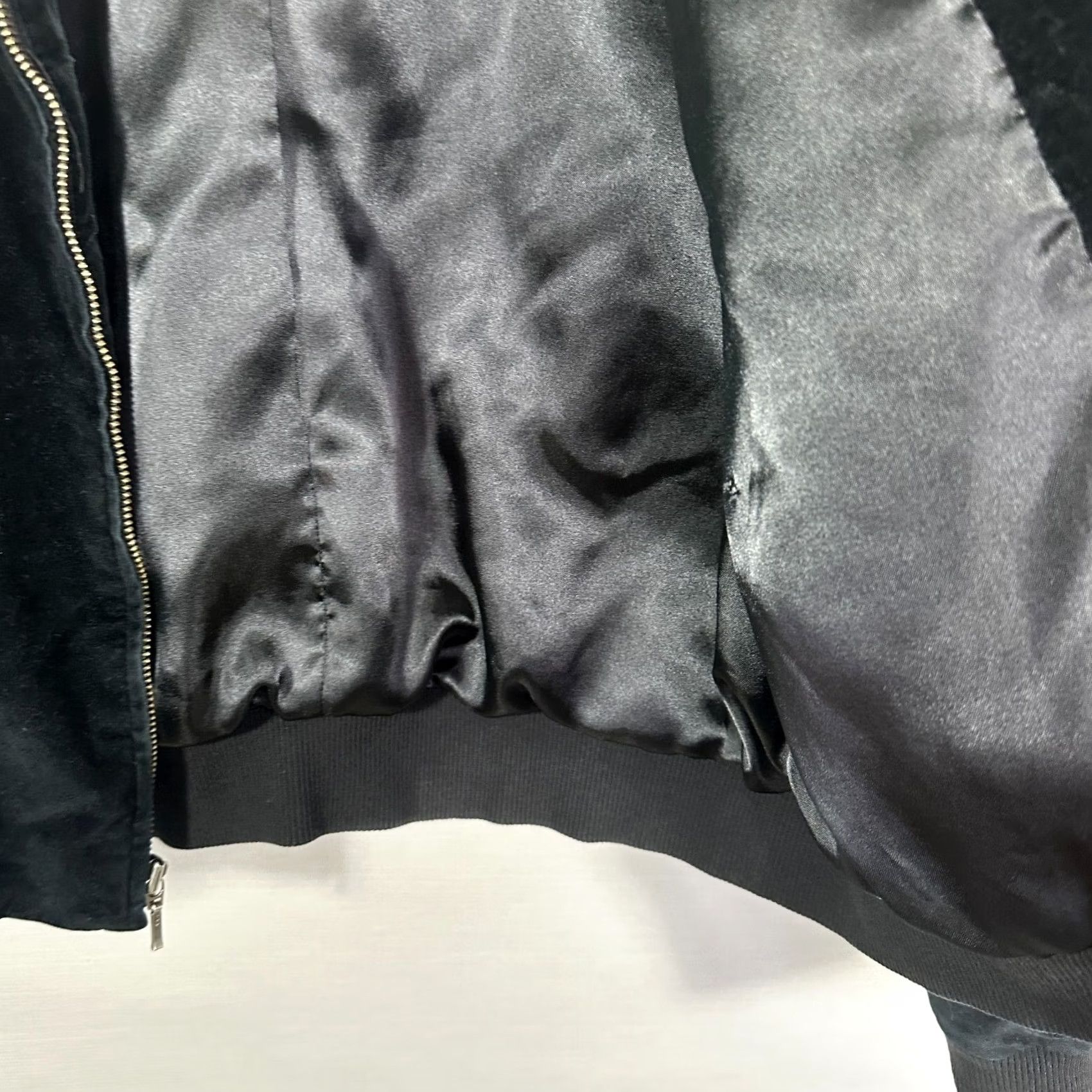 Eddie Bauer Eddie Bauer Jacket Womens XL Black Velour Full Zip Lined Pockets Ribbed Cuffs Size XL / US 12-14 / IT 48-50 - 8 Thumbnail