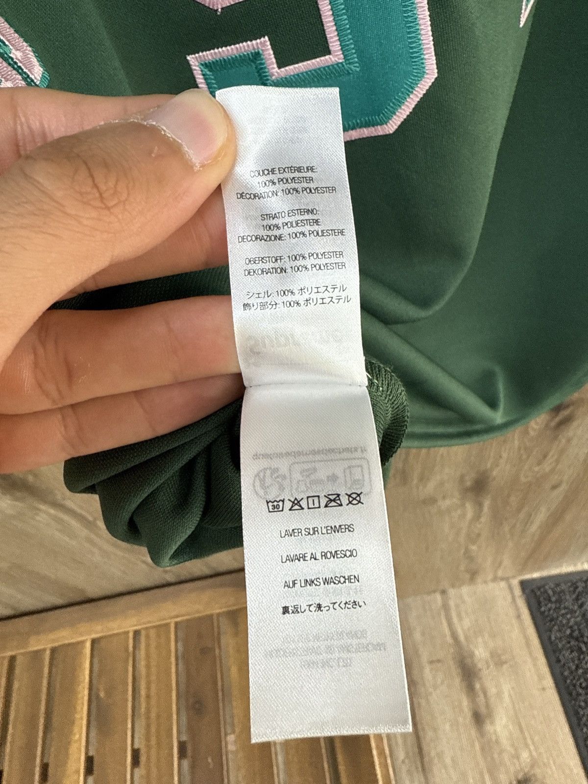 Supreme Supreme Olive Jersey Button Up Size US L / EU 52-54 / 3 - 8 Thumbnail