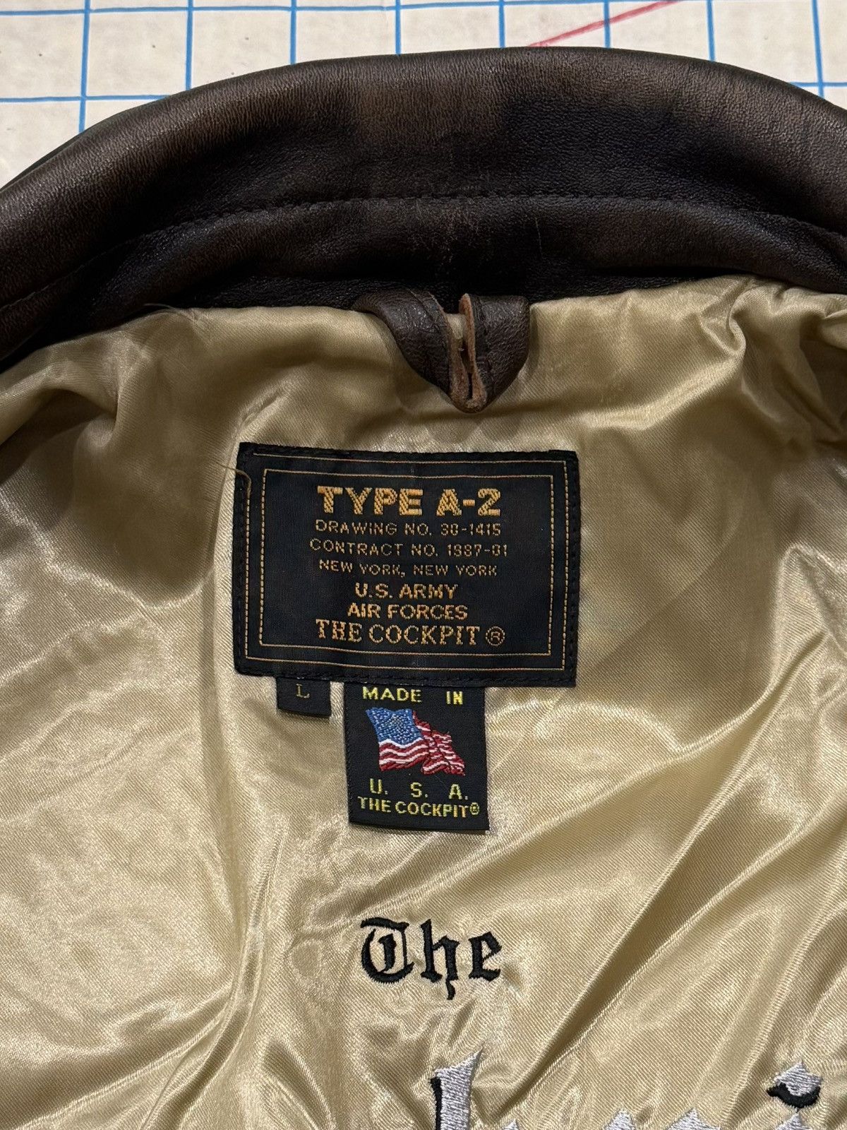 Cockpit USA The Cockpit Las Vegas Lady Type A-2 Leather Bomber Large Size US L / EU 52-54 / 3 - 17 Thumbnail