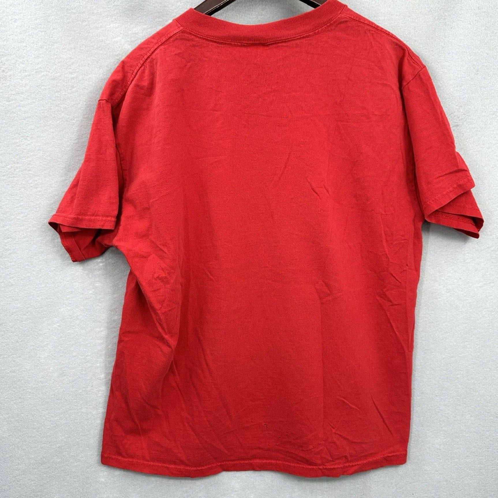 Delta VINTAGE Delta T-Shirt Men L Red Psychedelic 1997 Rock Fu Manchu Stoner Let It Burn Nebula Shirt Size US L / EU 52-54 / 3 - 5 Thumbnail