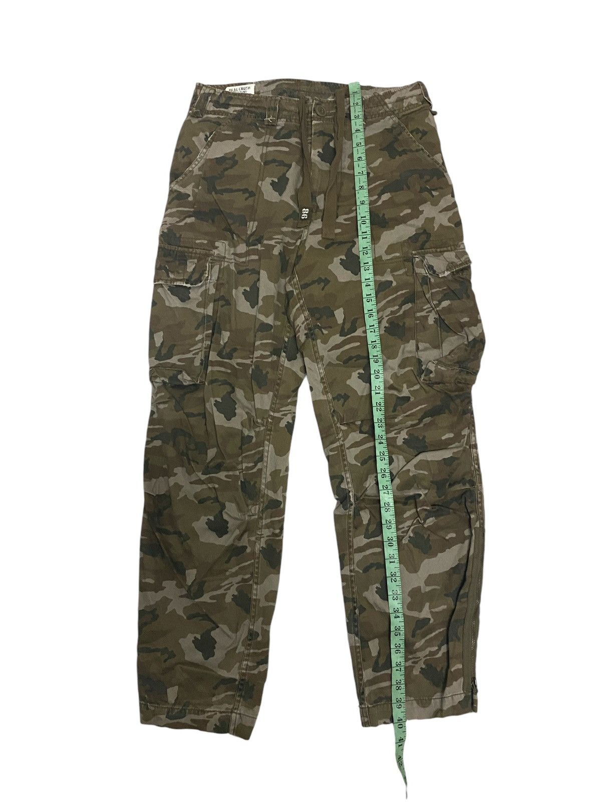 Japanese Brand × Vintage Vintage Real Crush Clothing Camo Cargopants Size US 32 / EU 48 - 15 Thumbnail