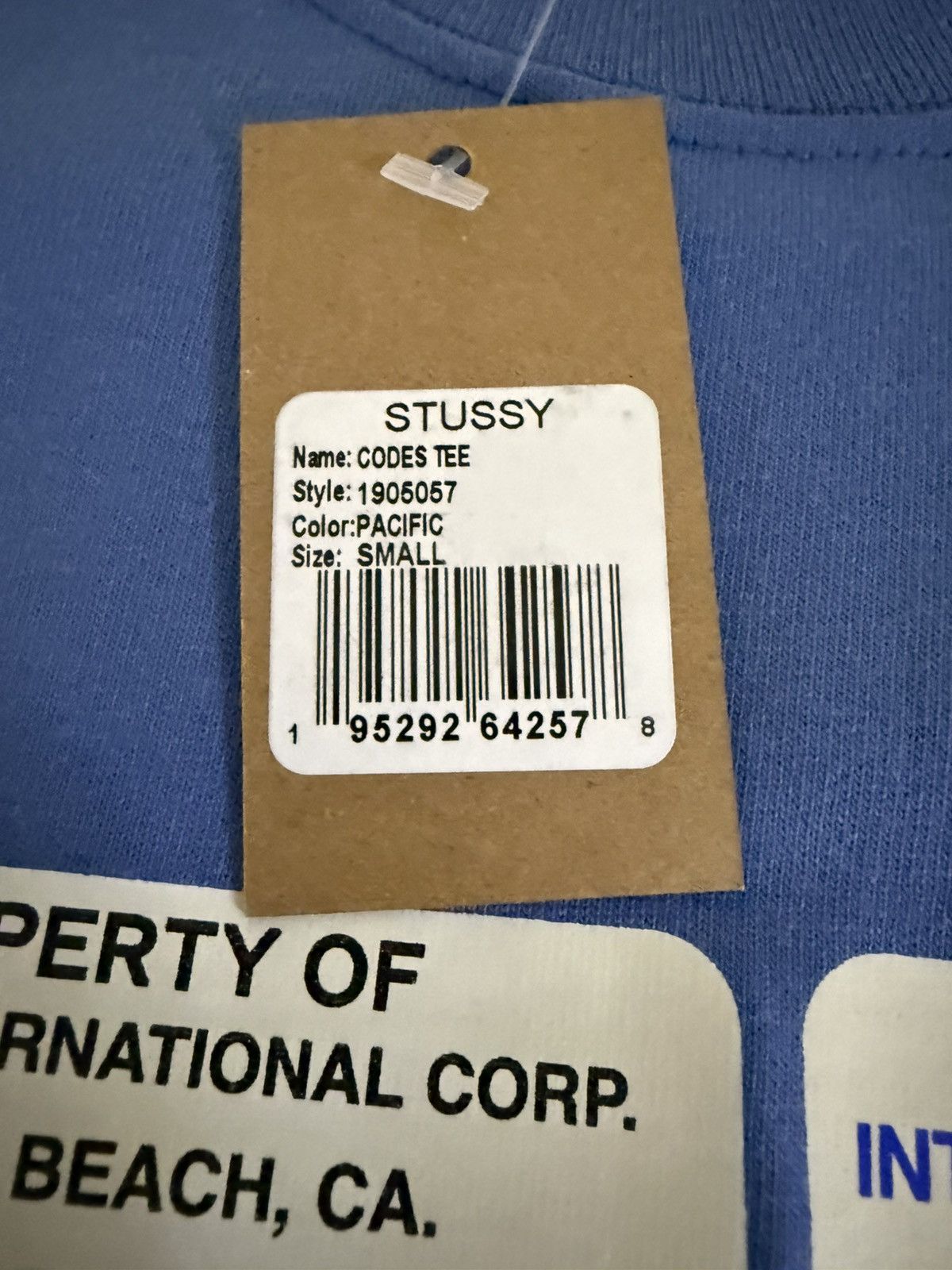 Stussy Stussy codes tee Size US S / EU 44-46 / 1 - 3 Thumbnail