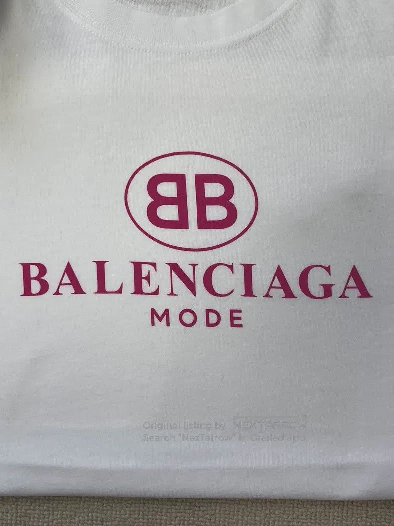 Balenciaga Balenciaga Letter Print Short Sleeve White Size US XS / EU 42 / 0 - 3 Thumbnail