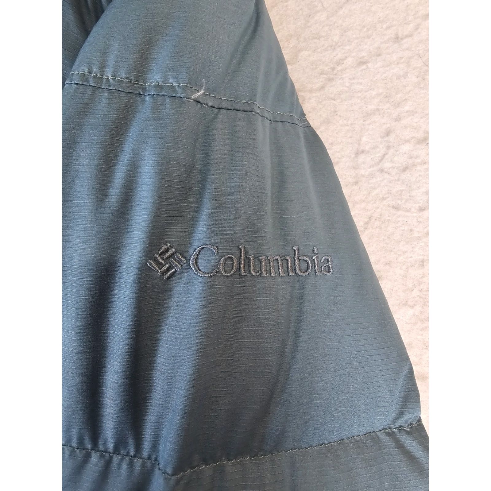 Vintage Columbia Goose Down Omni-Shield Hooded Jacket Womens Small Blue Quilted Pockets Insulated Water Resistant Ski Coat Size S / US 4 / IT 40 - 5 Thumbnail