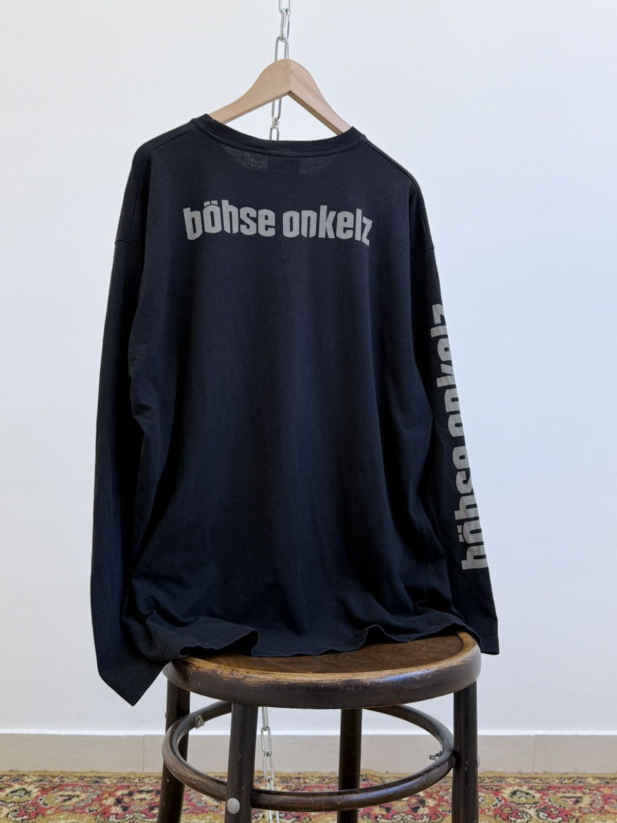 Band Tees Vintage 90s Bohse Onkelz Band Long Sleeve T-Shirt Size US XL / EU 56 / 4 - 3 Thumbnail