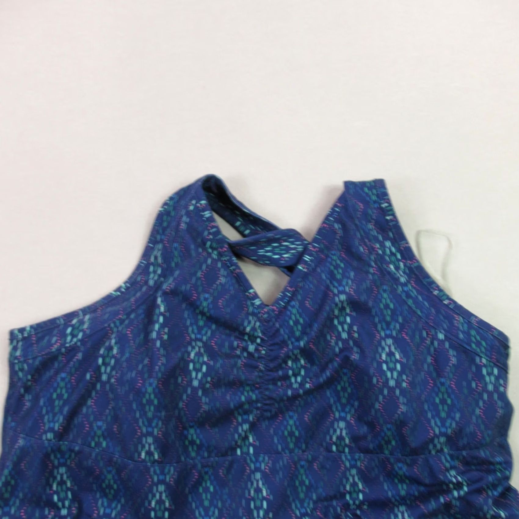 Merrell Merrell Dress Womens Large Sleeveless Casual Lightweight Opti-Wick Blue Knit Crew Neck Casual Dress Size L / US 10 / IT 46 - 2 Thumbnail