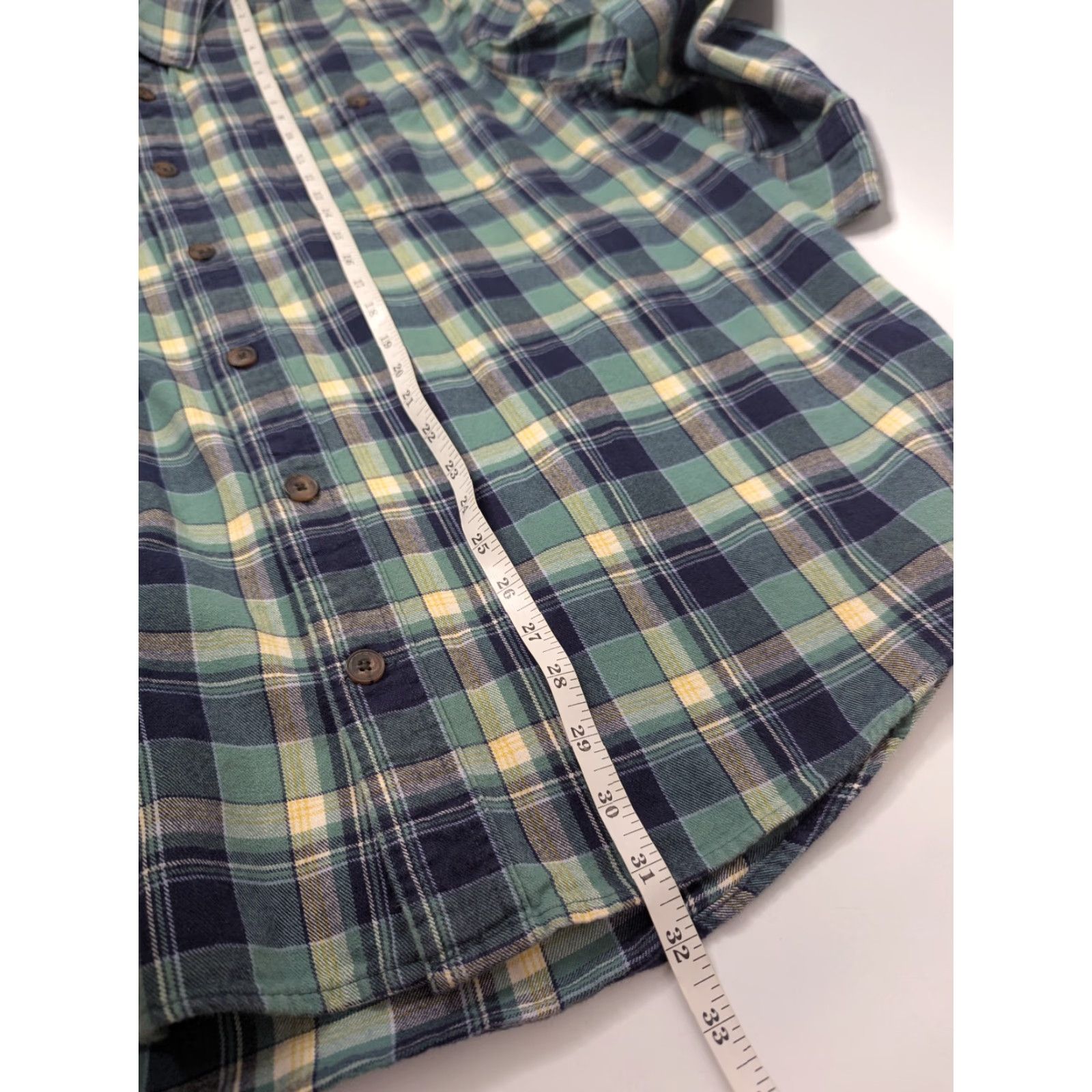 Duluth Trading Company Duluth Trading Men's XL Free Swingin Flannel Shirt Blue Plaid Button-Up Relaxed Fit Size US XL / EU 56 / 4 - 5 Thumbnail