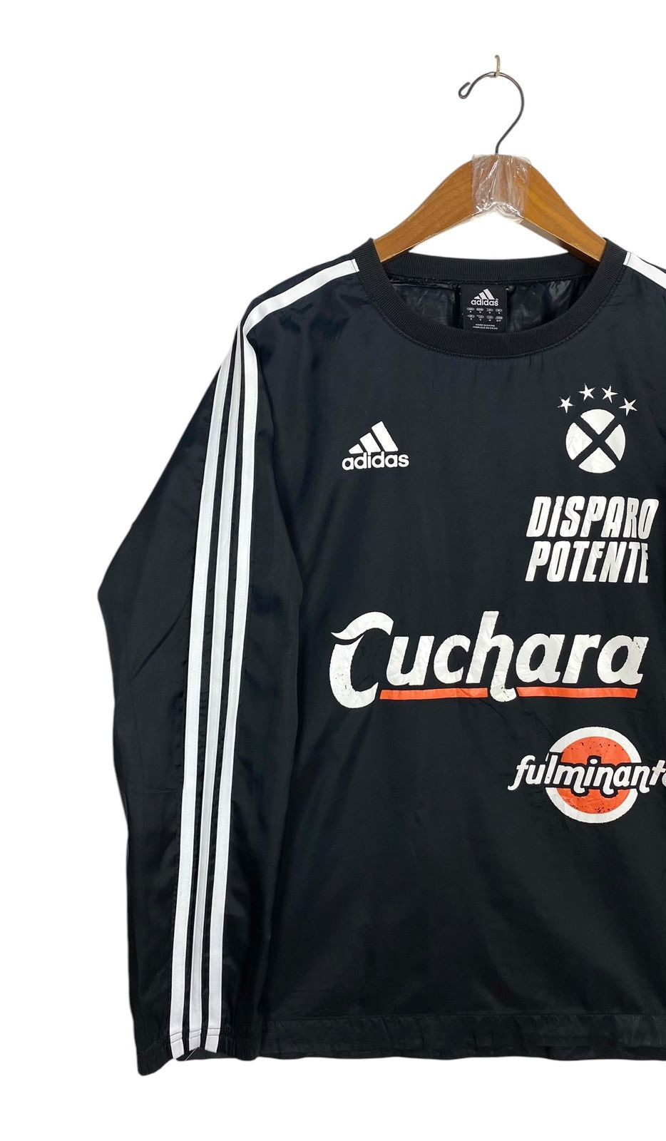 Adidas Rare‼️ Adidas Disparo Potente Big Logo Light Jacket Size US S / EU 44-46 / 1 - 2 Thumbnail