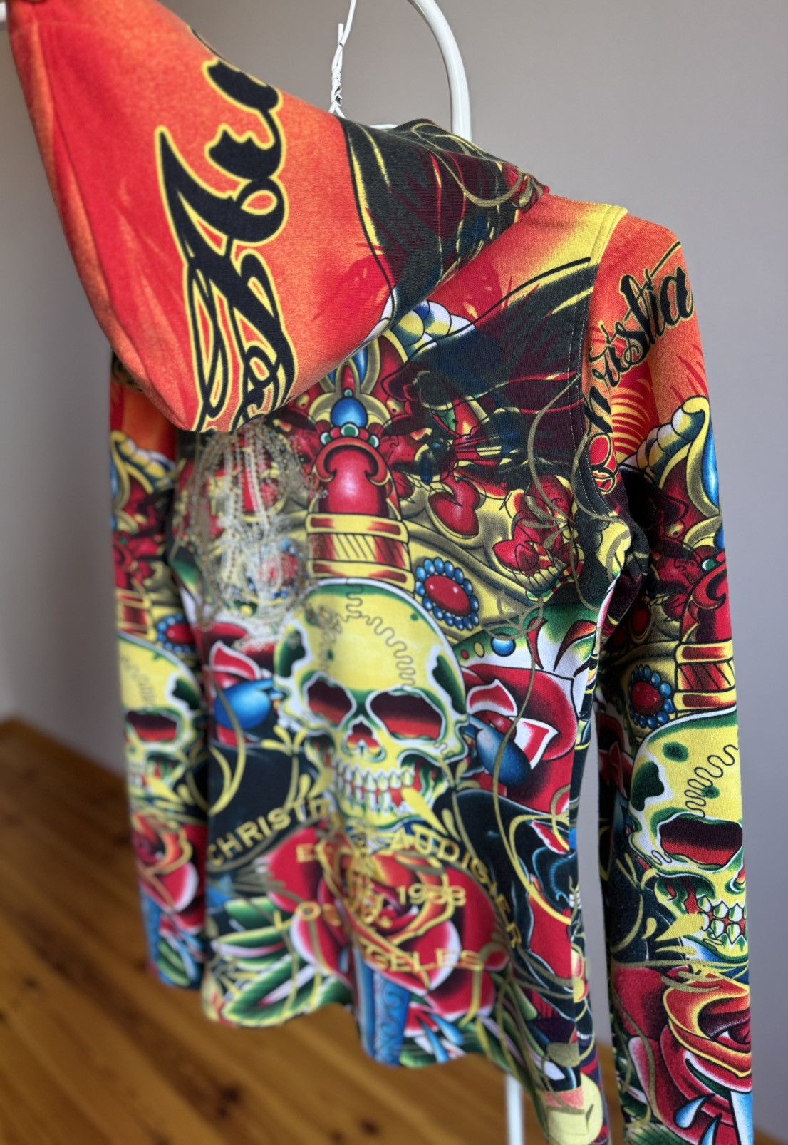 Christian Audigier Christian Audigier Ed Hardy Zip Hoodie Jacket Y2K All Over Size XS / US 0-2 / IT 36-38 - 7 Thumbnail