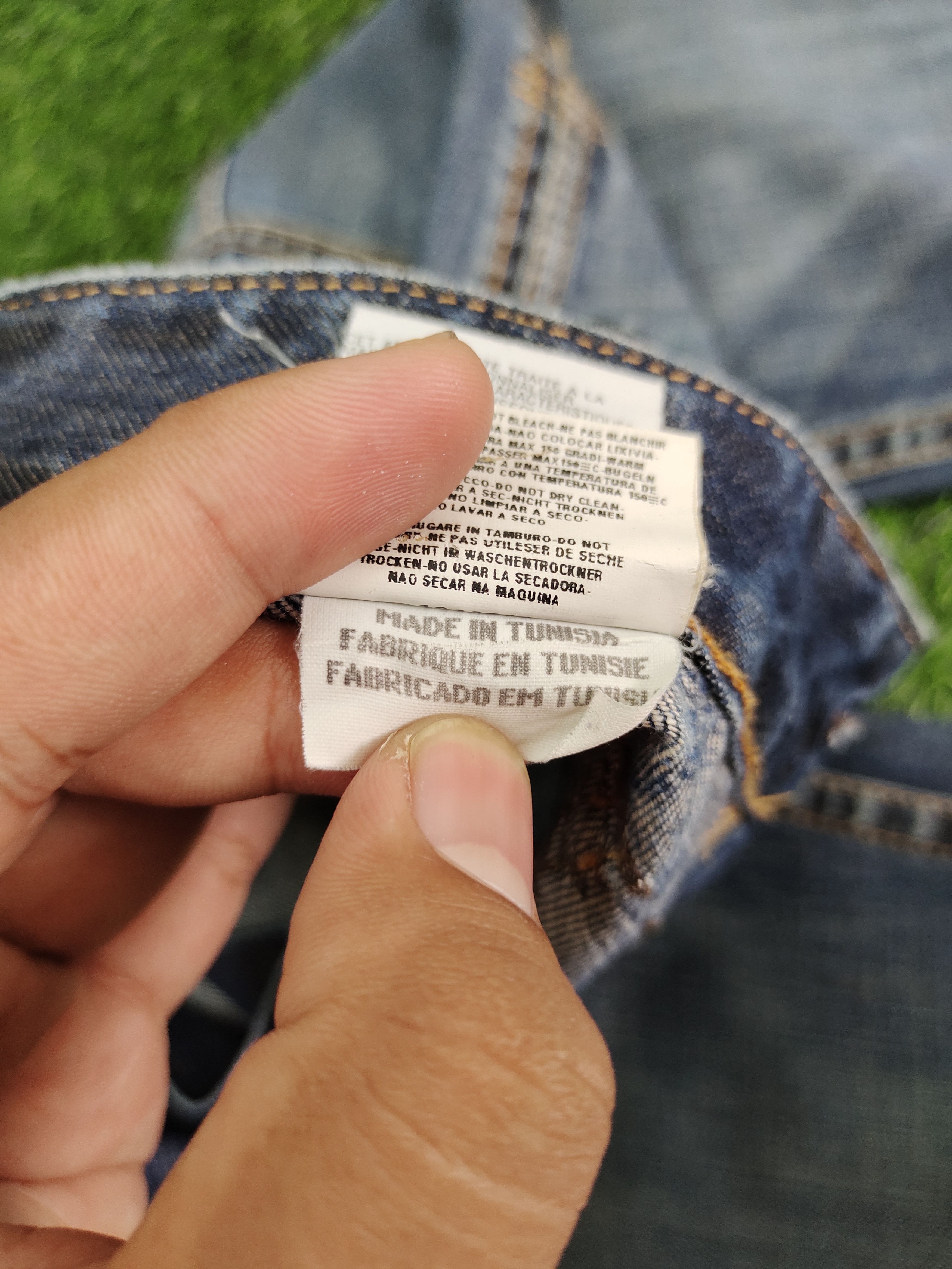 Replay Vintage Y2k Replay Spiral Cut Fatigue Denim Pants Size US 30 / EU 46 - 17 Thumbnail