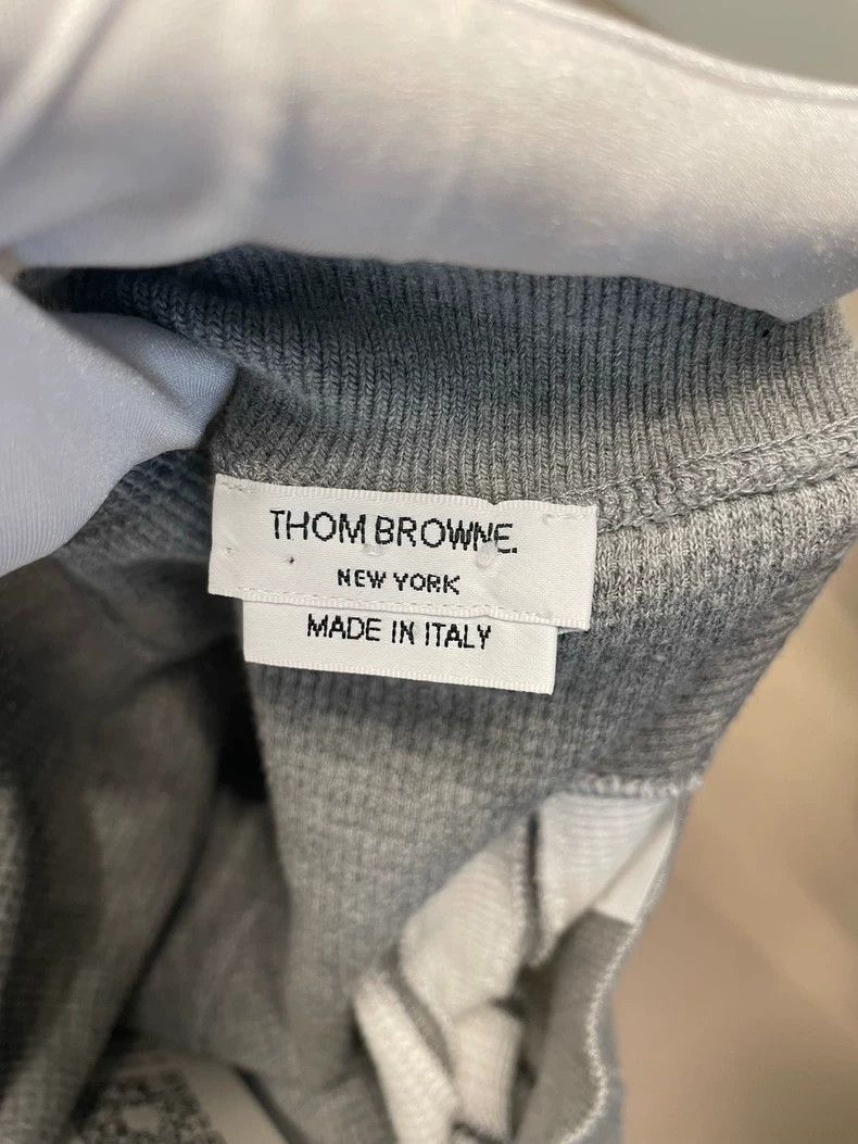 Thom Browne Thom Browne Gray waffle shorts Size US 42 / EU 58 - 6 Thumbnail